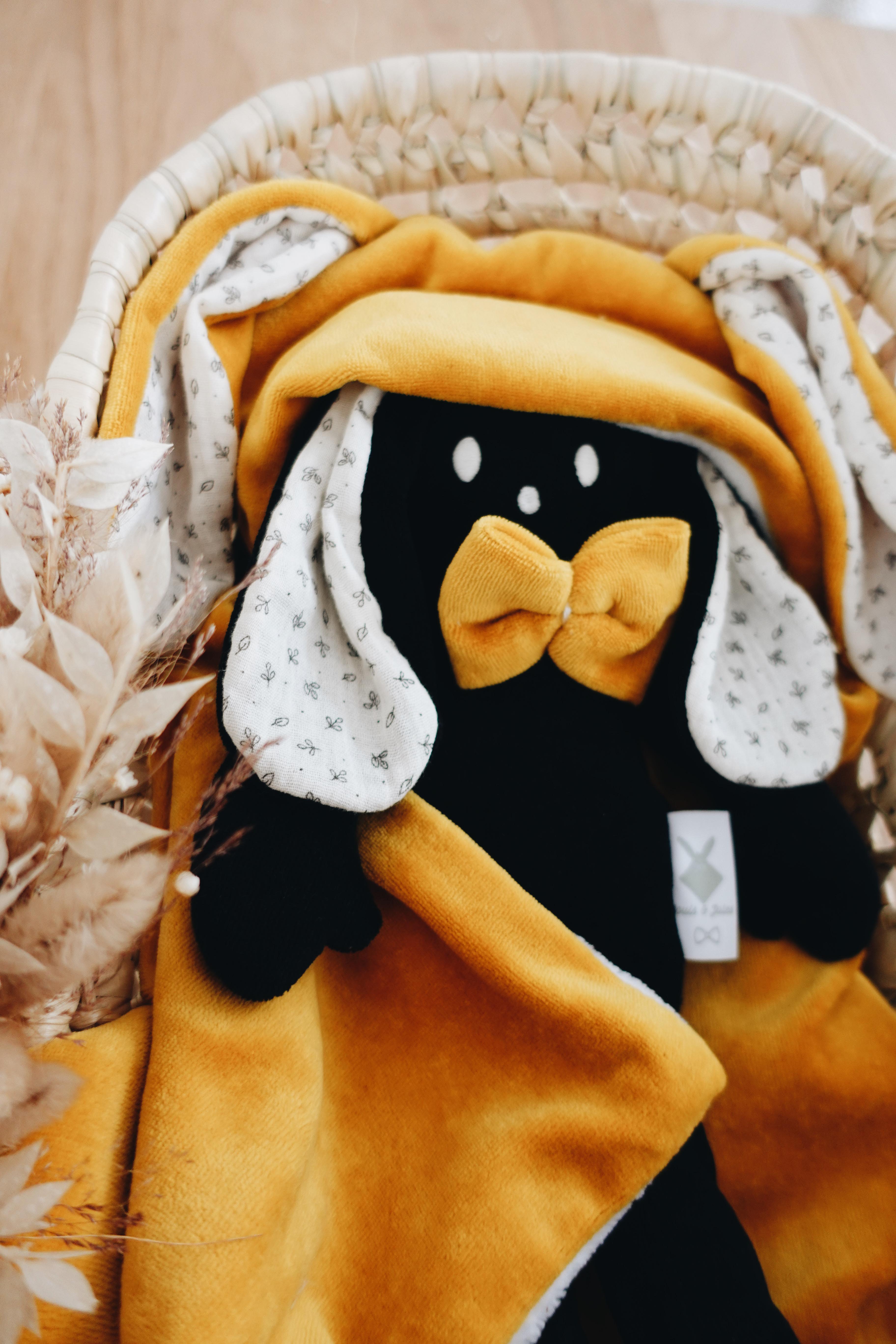 PROTOTYPE -Coffret Couffin Peluche - Feuilles