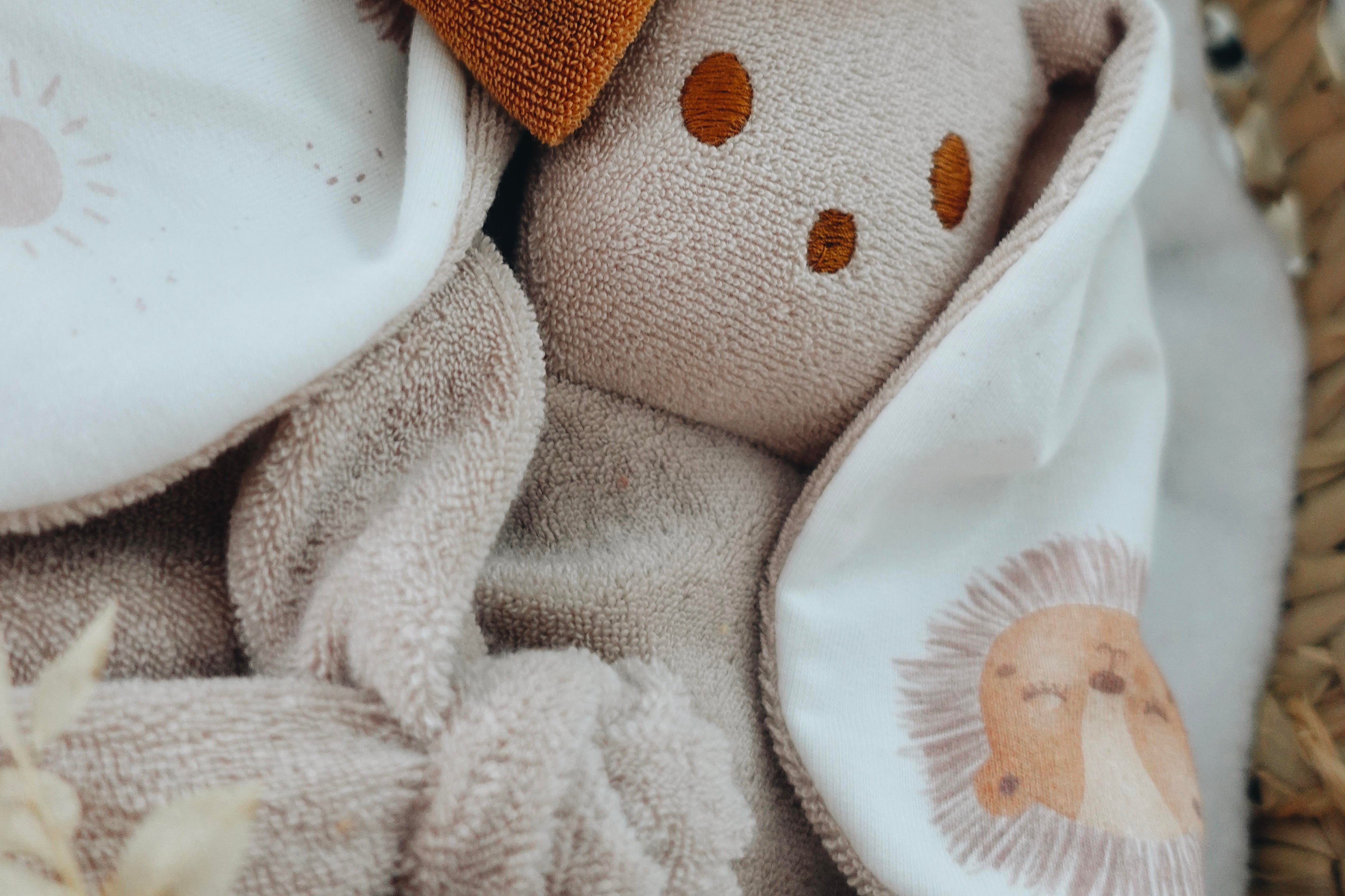 PROTOTYPE - Doudou Eponge Gaufrette - Lionceau