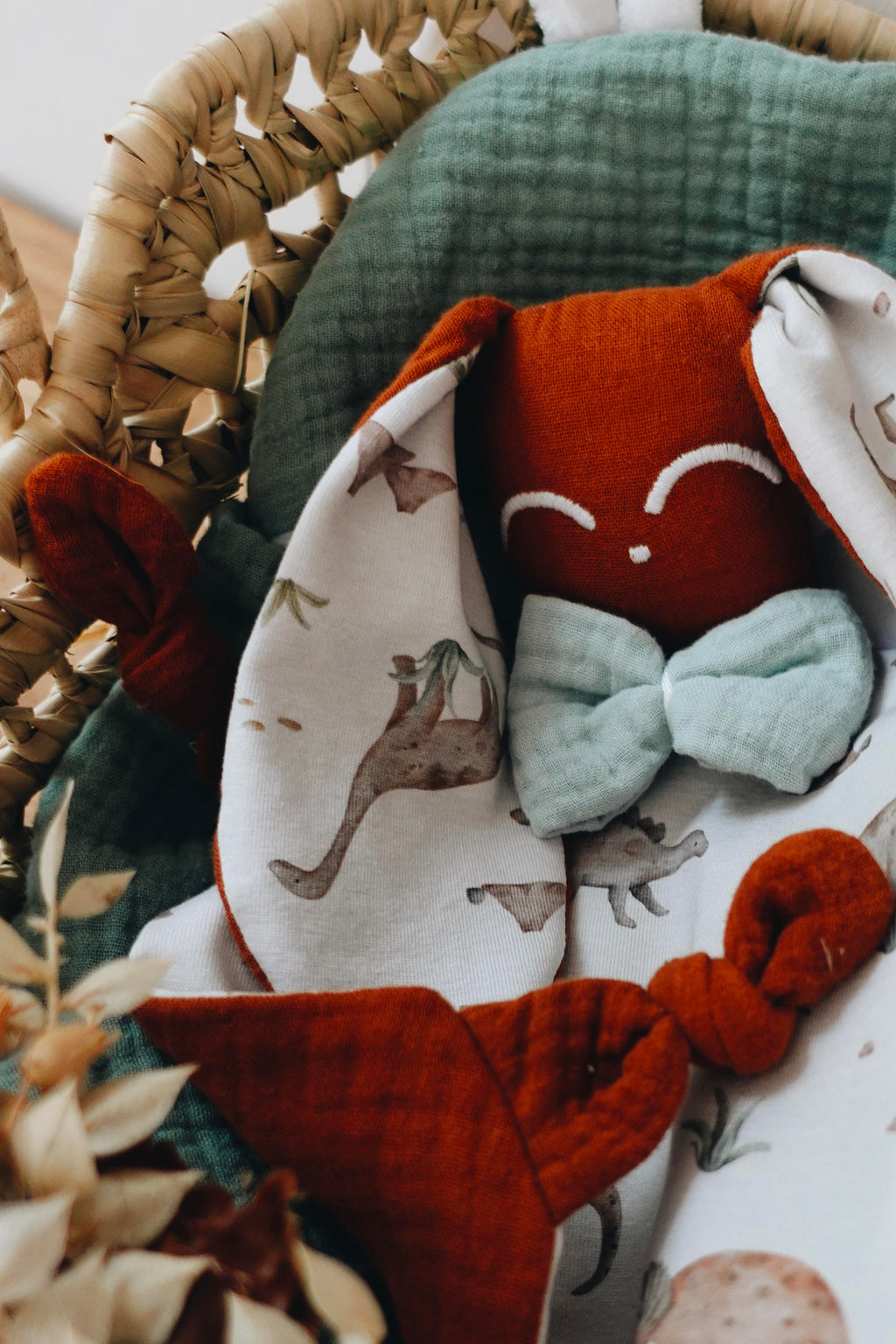 Doudou Lange Chouchou - Dino Pastel