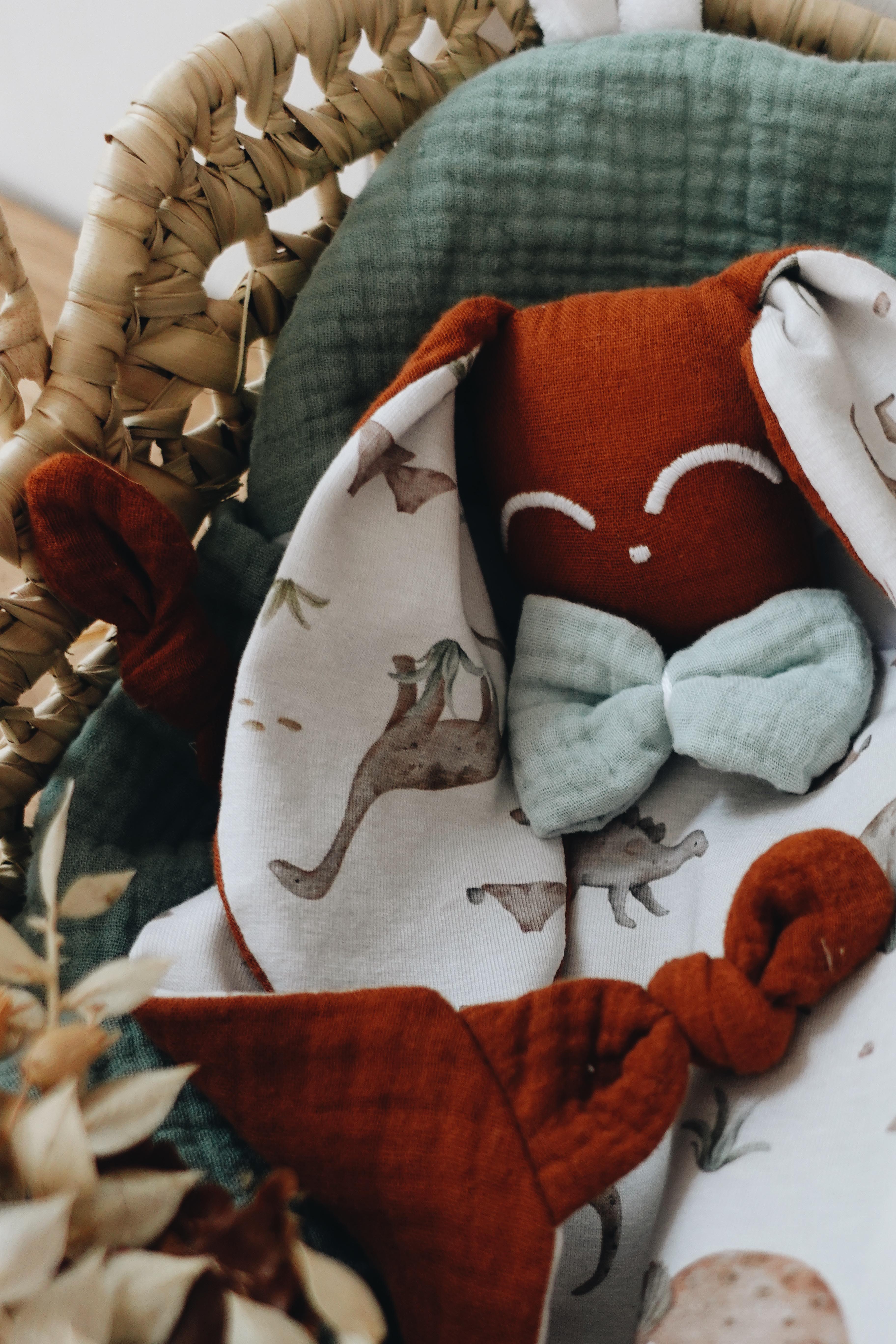 Doudou Lange Chouchou - Dino Pastel