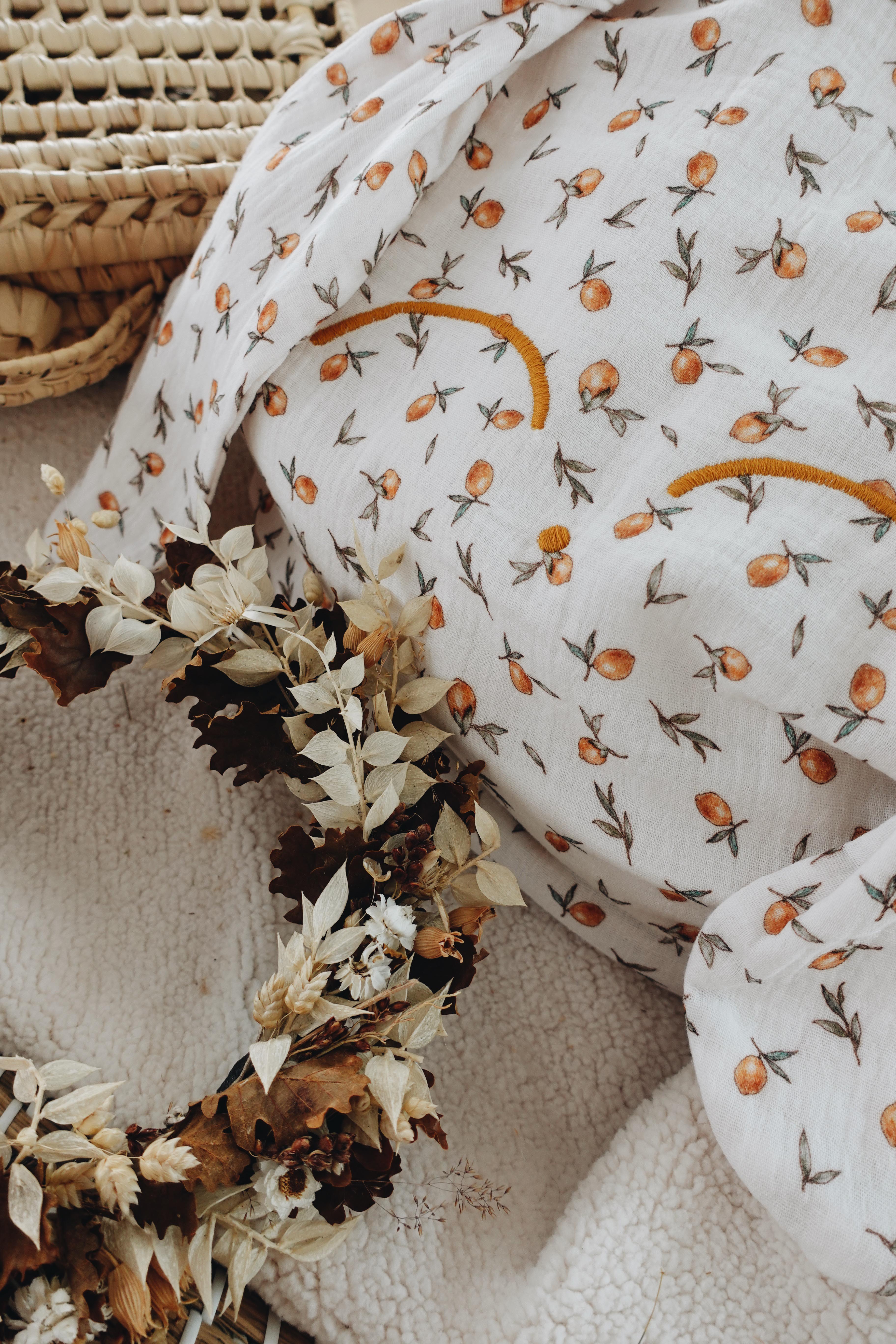 Petit Coussin Lange - Citrons