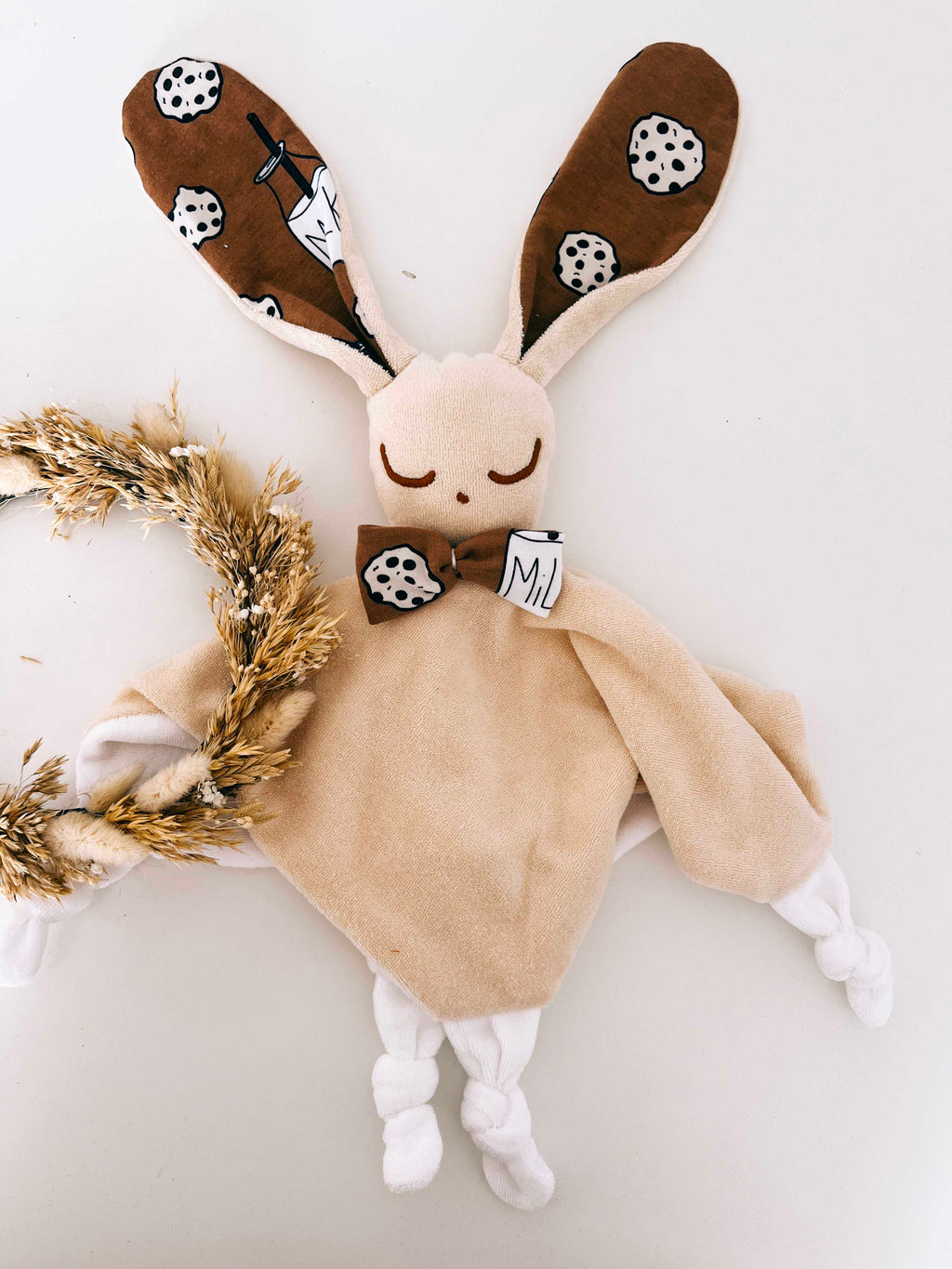 Doudou Eponge Câlin Noeuds - Milk and Cookies