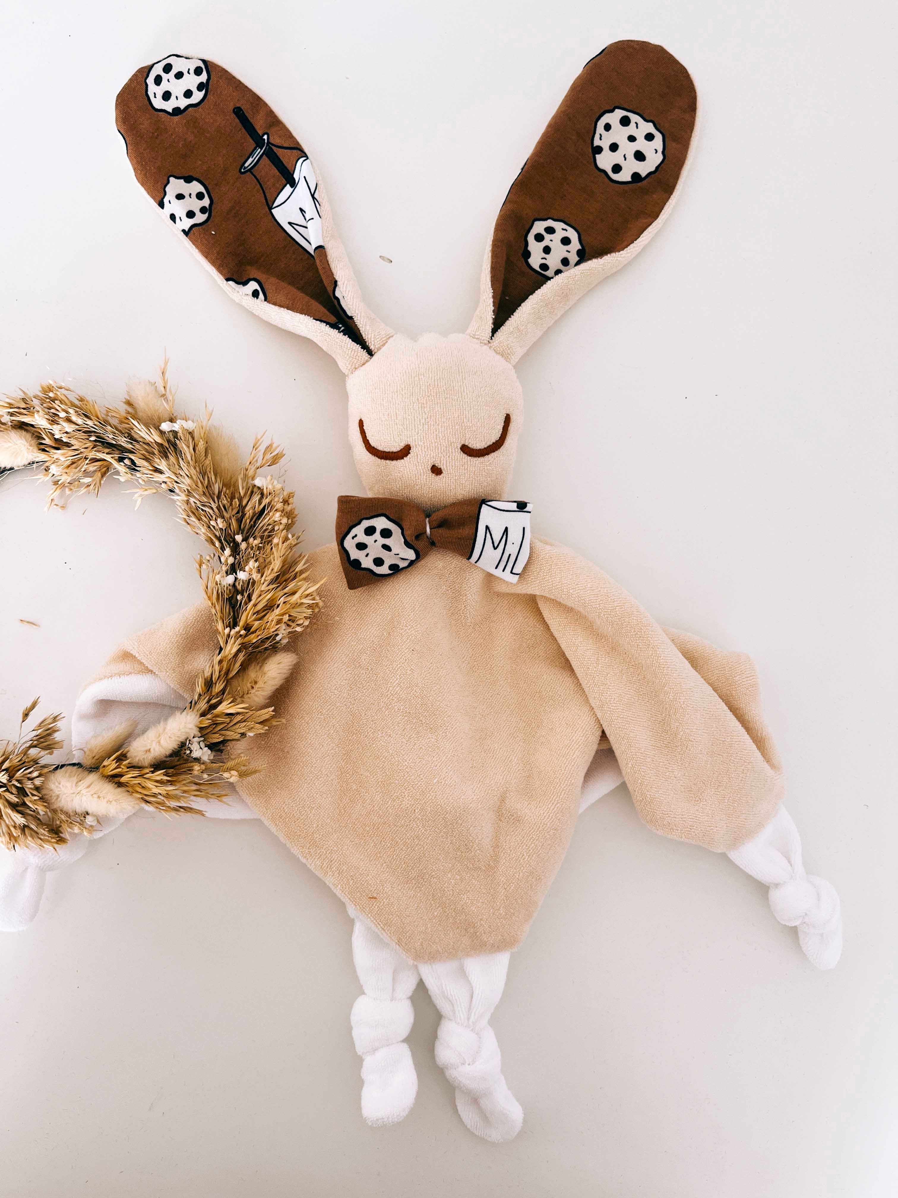 Doudou Eponge Câlin Noeuds - Milk and Cookies