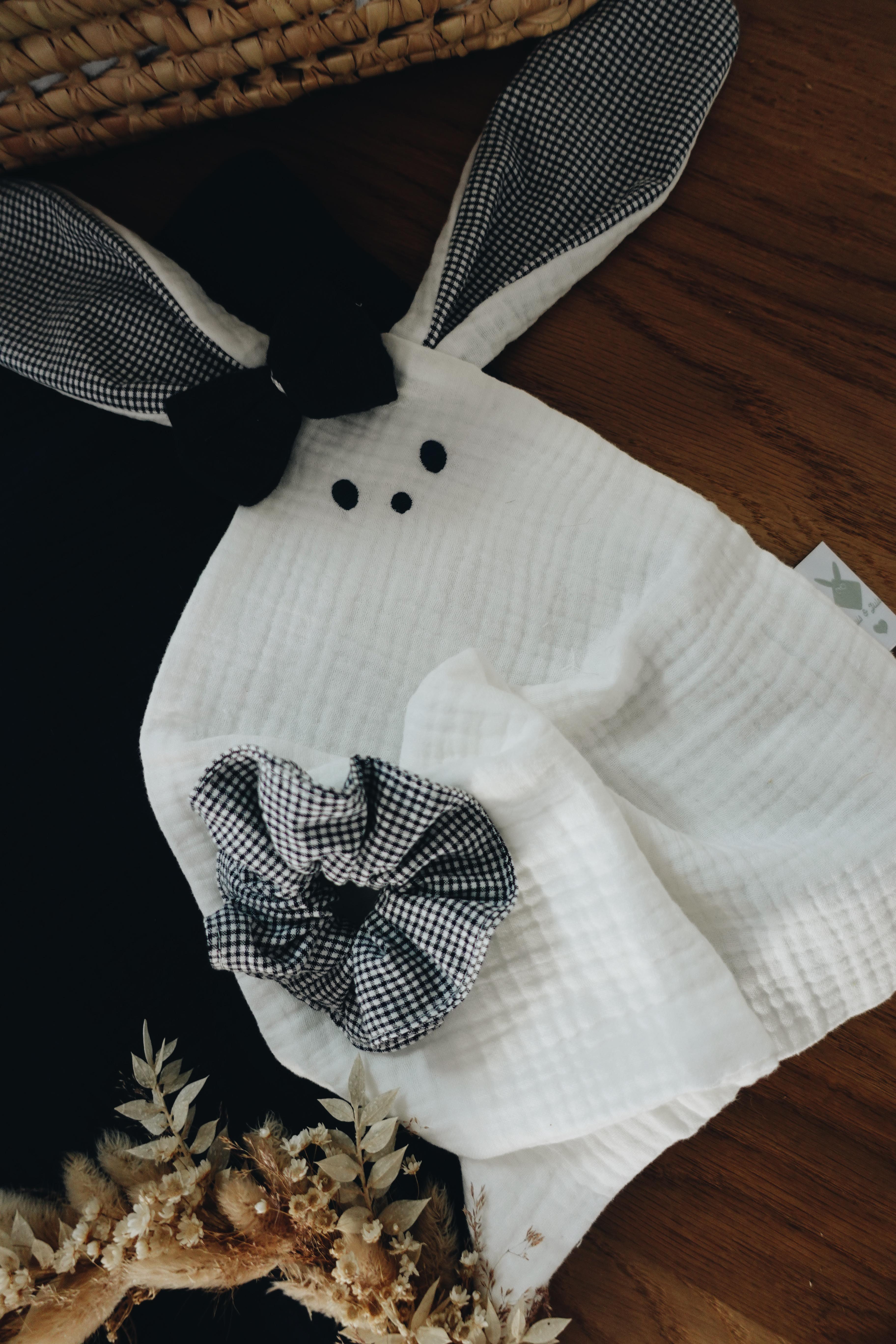 PROTOTYPE - Doudou lange Classique Noeuds - Vichy