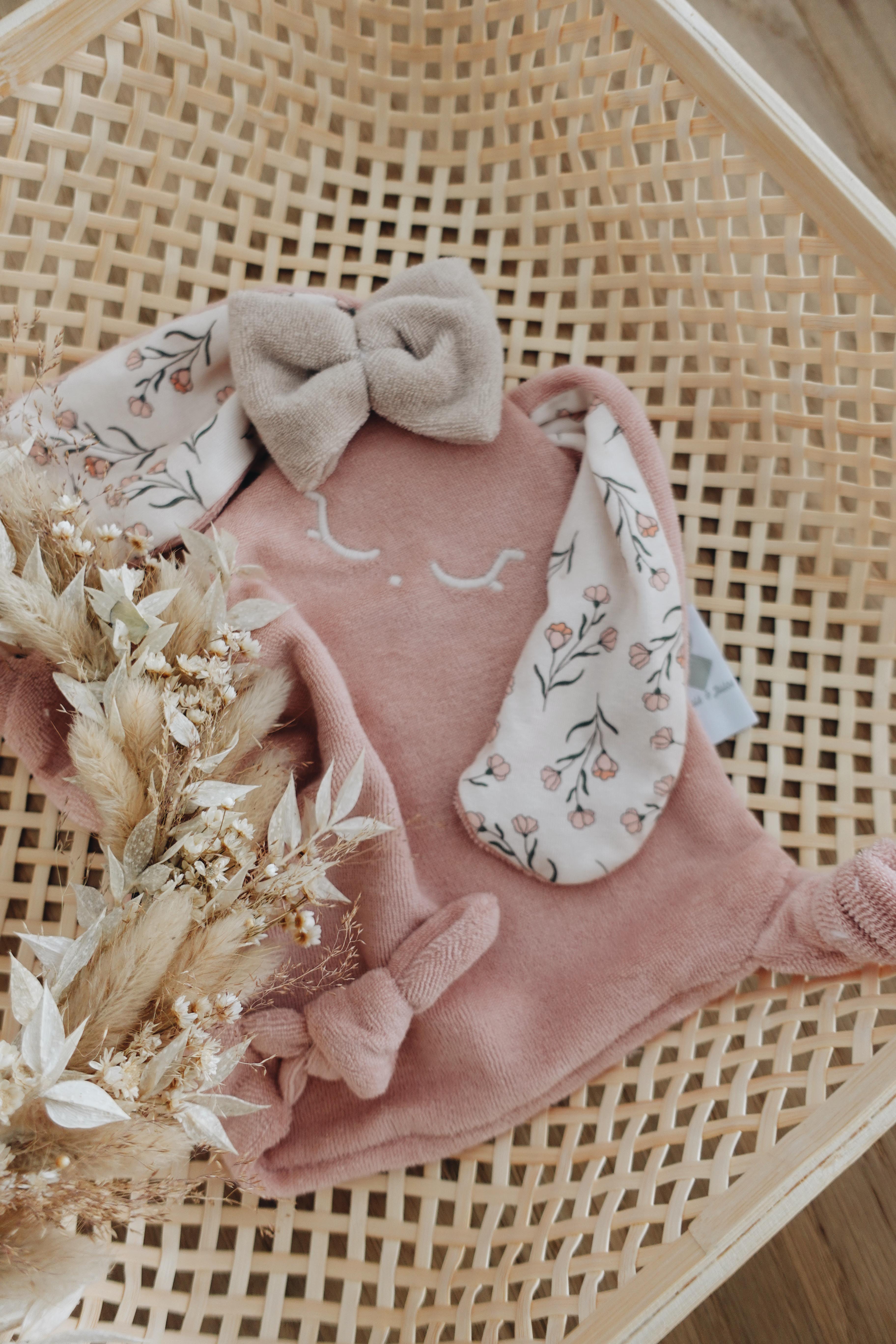 Doudou Eponge Mini Noeuds - Retro Garden