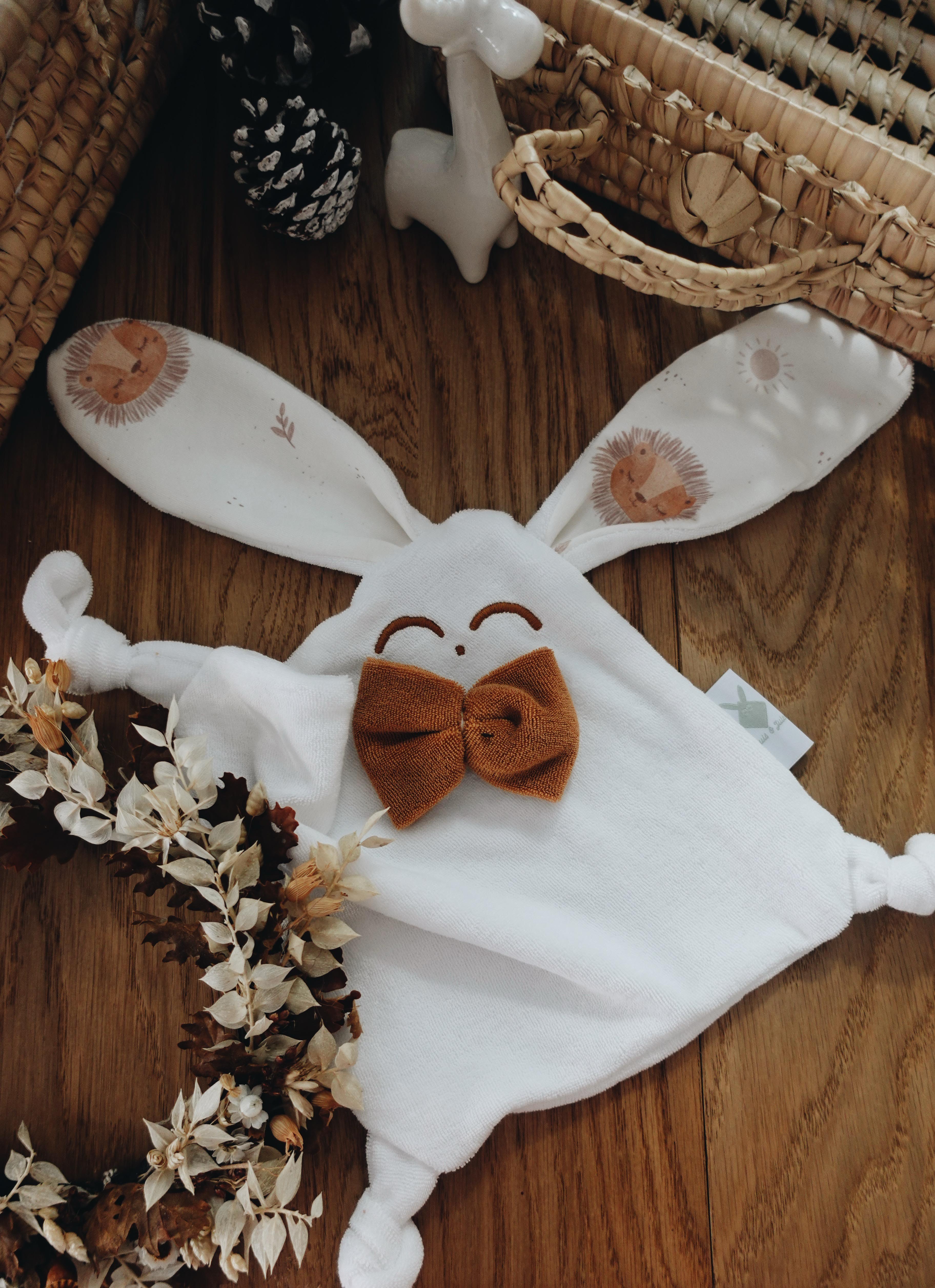 Doudou Eponge Mini Noeuds - Lionceau