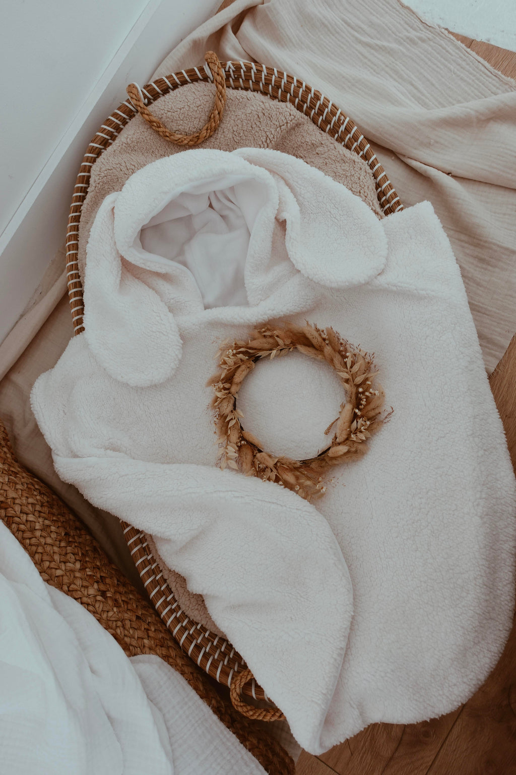 Poncho Pure - Moumoute épaisse Lait