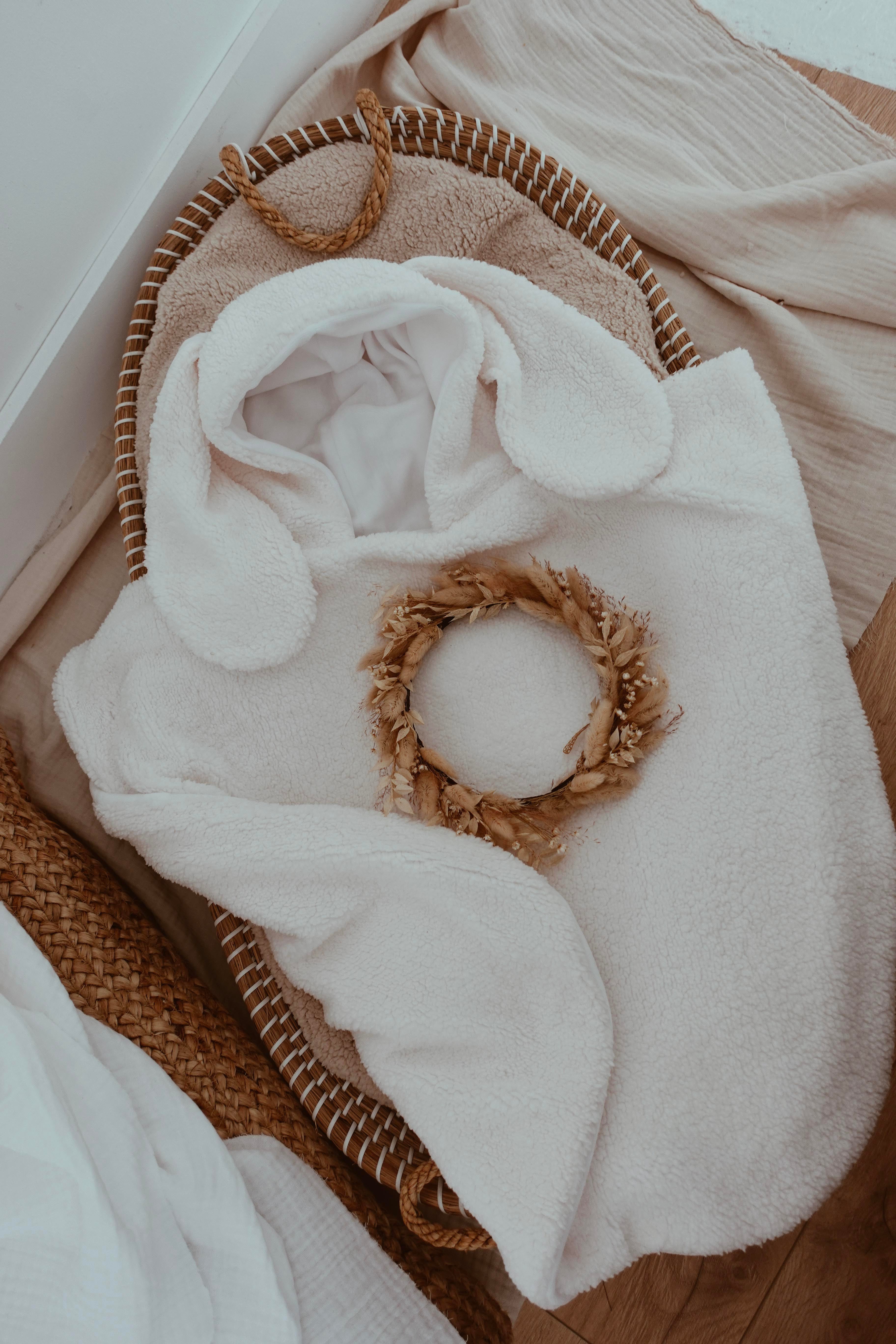 Poncho Pure - Moumoute épaisse Lait