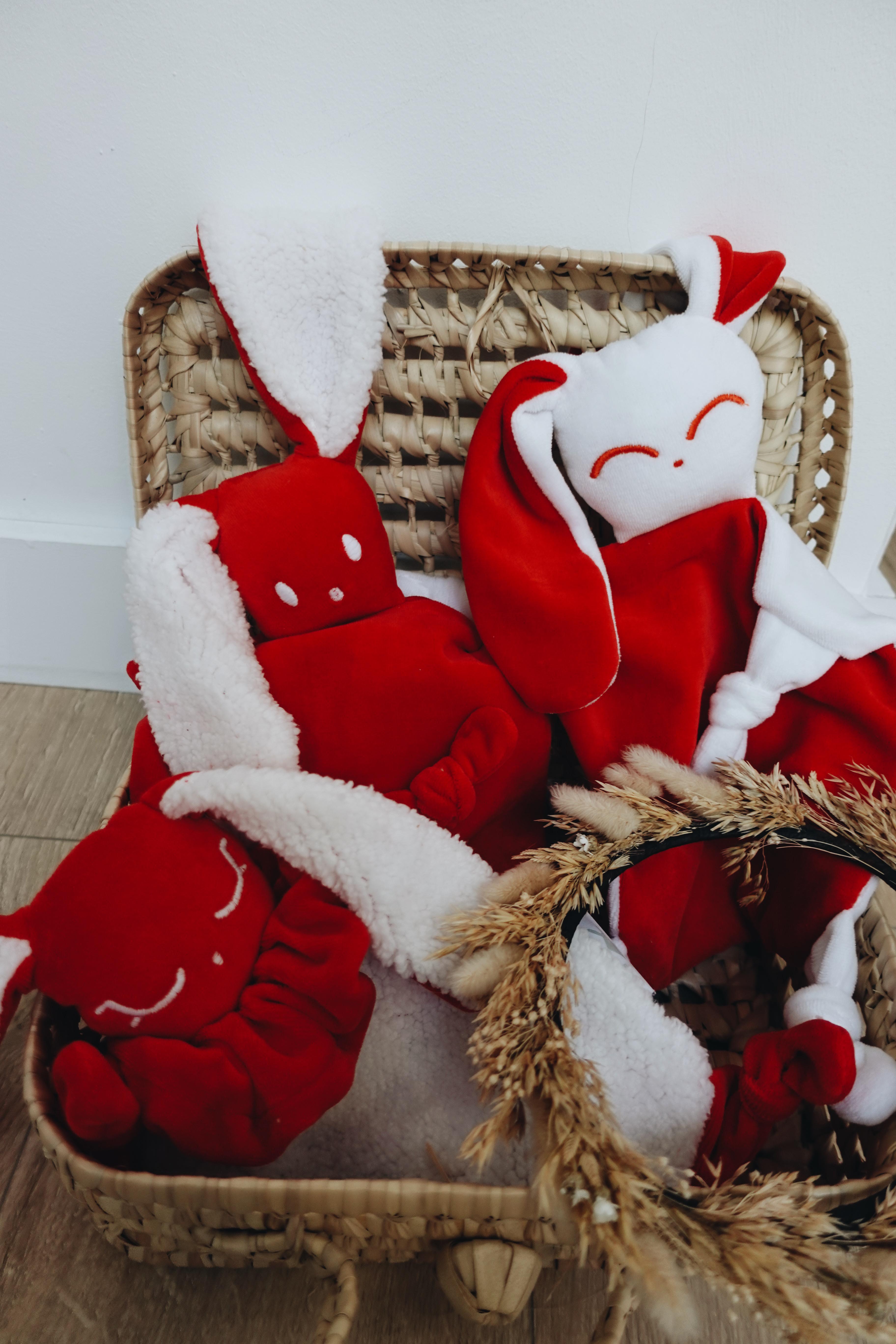 PROTOTYPE - Doudou Lange Chouchou – Noël Velours Moumoute