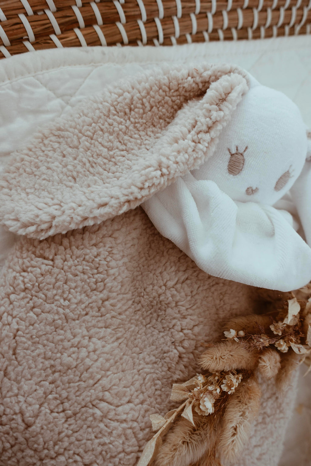 Bouillotte noyaux de cerise moumoute Pure - Épaisse Cappuccino