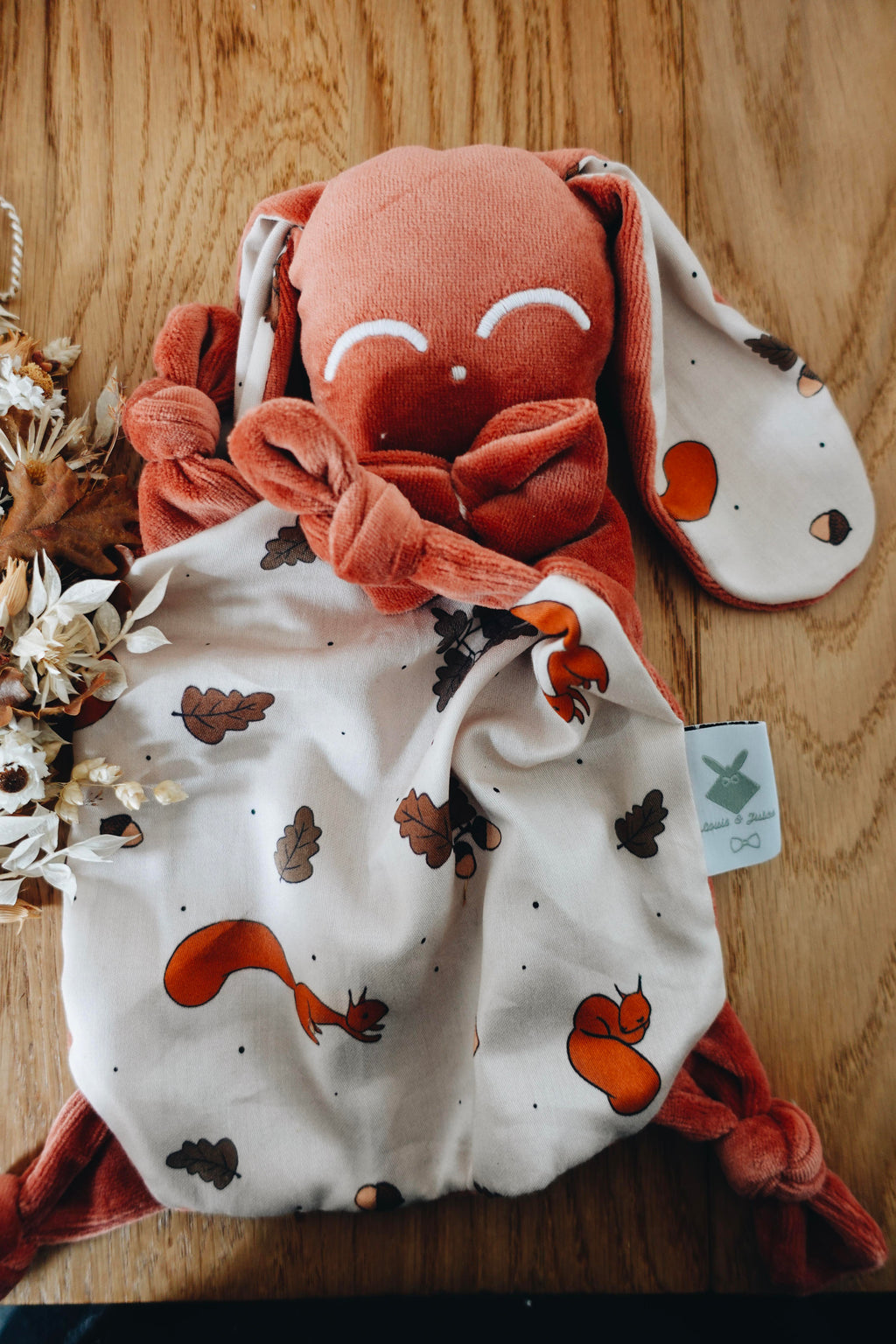 PROTOTYPE - Doudou Velours Chouchou - Ecureuil