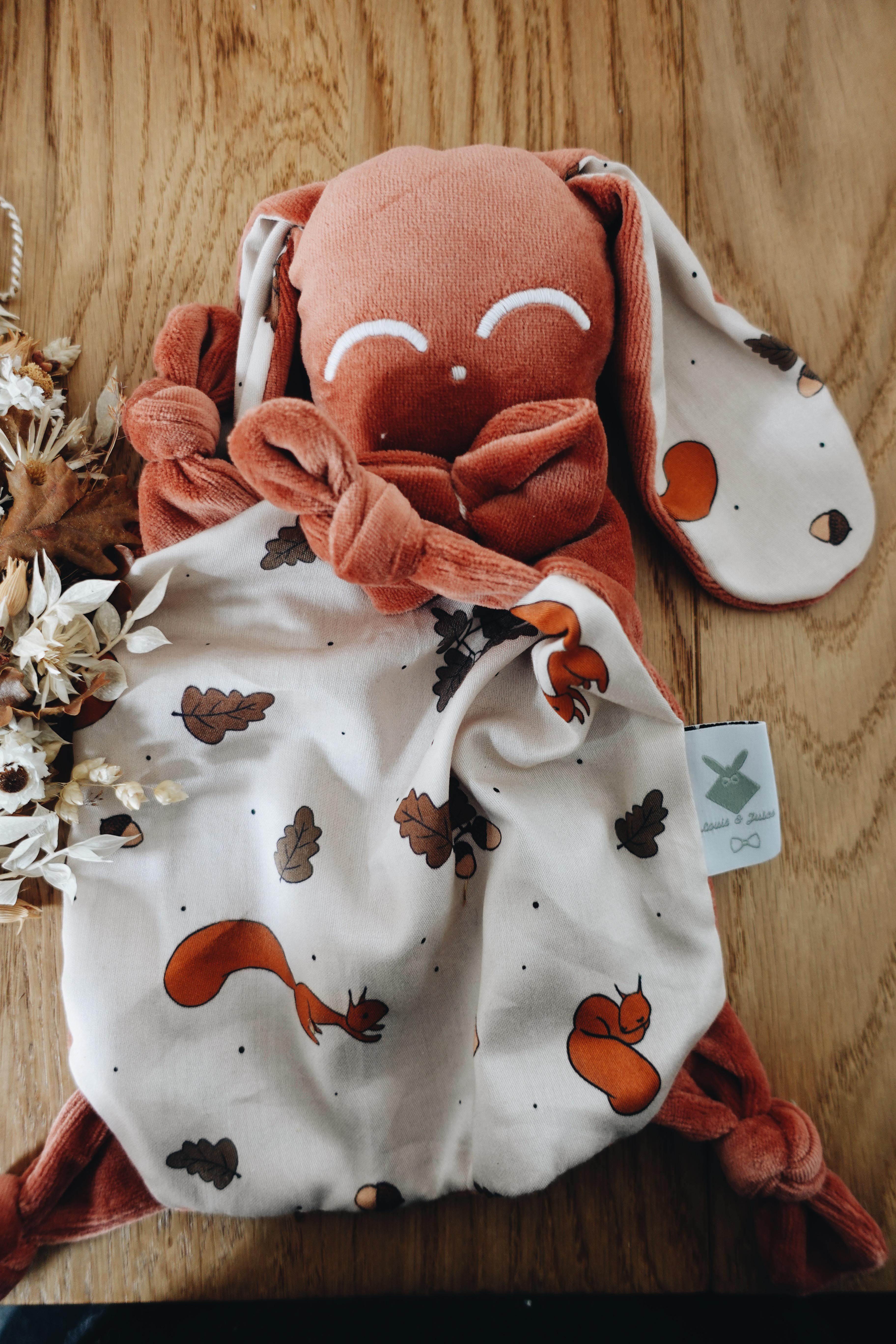 PROTOTYPE - Doudou Velours Chouchou - Ecureuil