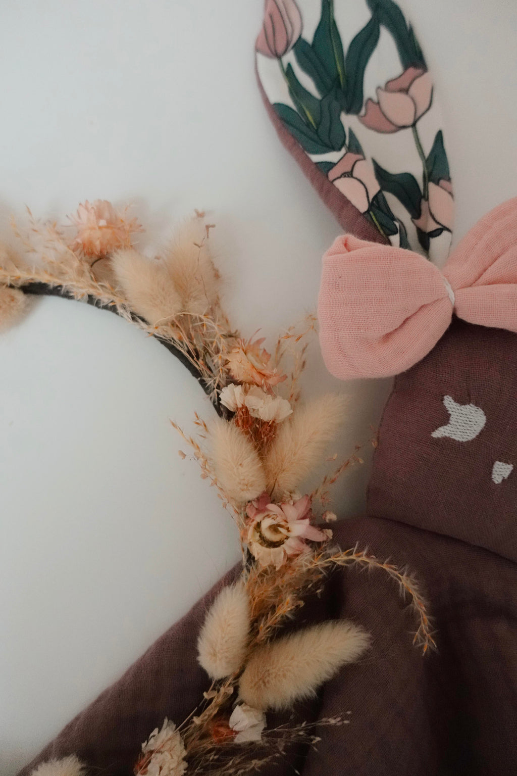 Doudou Lange Câlin Noeuds - Tulipes