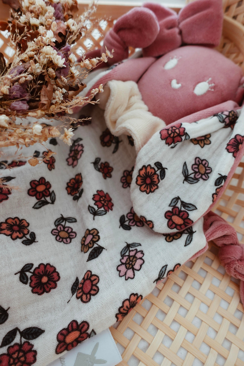 Doudou Velours Chouchou - Vintage Floral