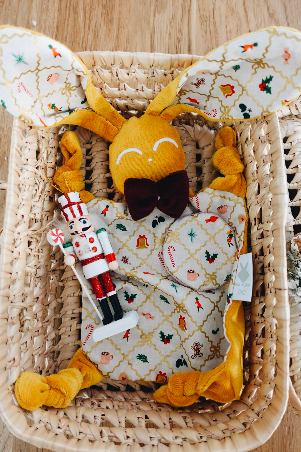 PROTOTYPE - Doudou Velours Chouchou - Holiday Argyle