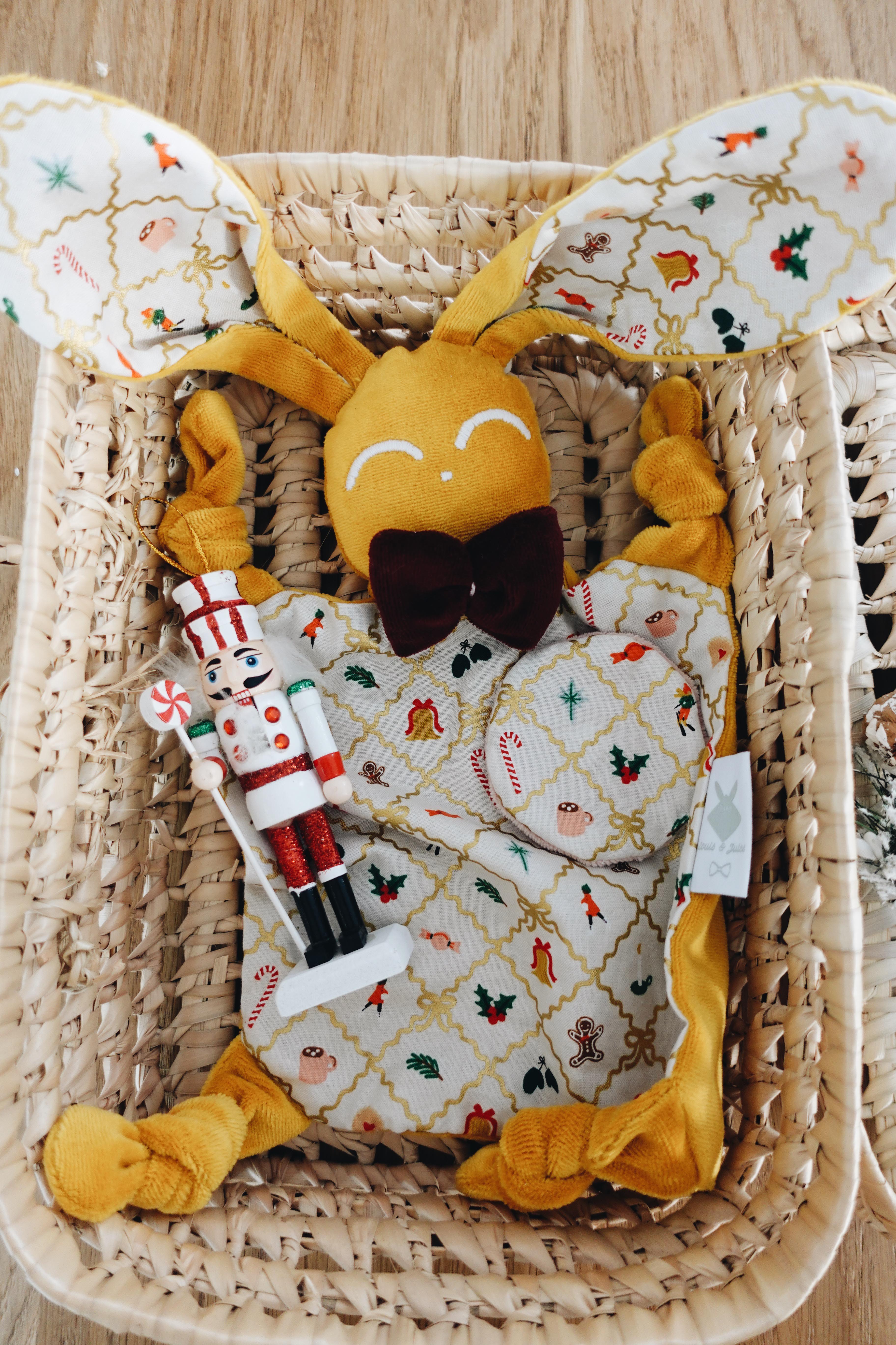 PROTOTYPE - Doudou Velours Chouchou - Holiday Argyle