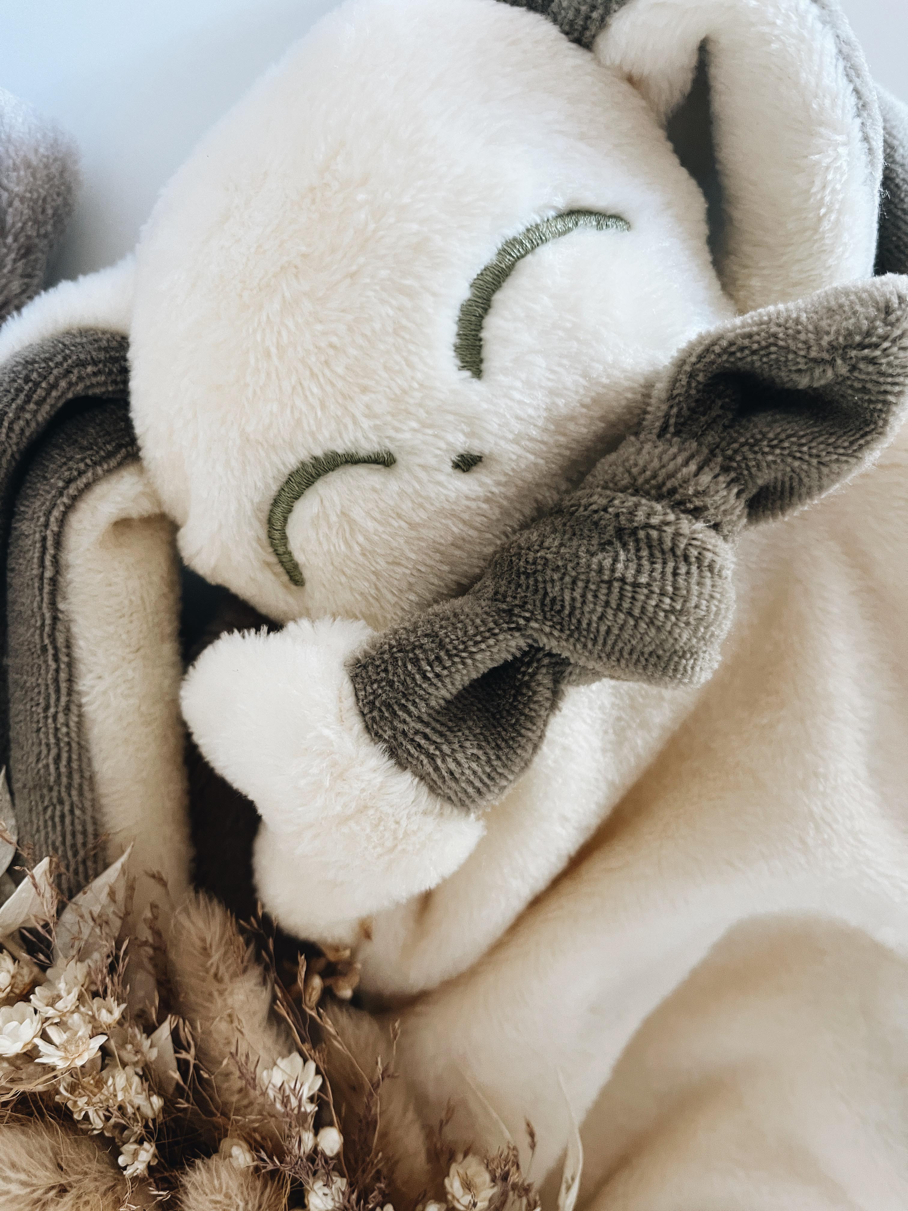 PROTOTYPE - Doudou Toudoux Olive/Vanille