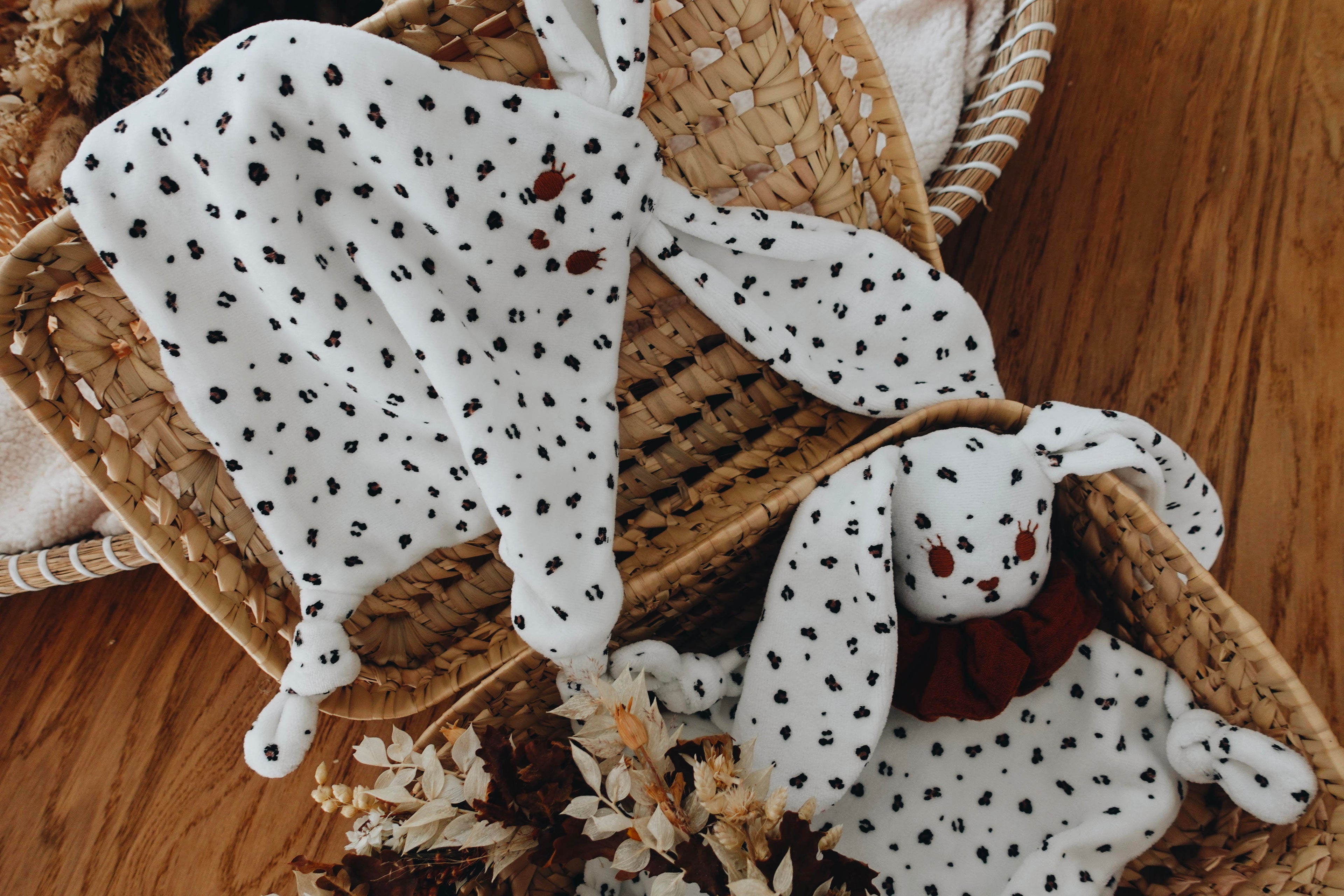 Doudou Velours Mini Noeuds - Graou