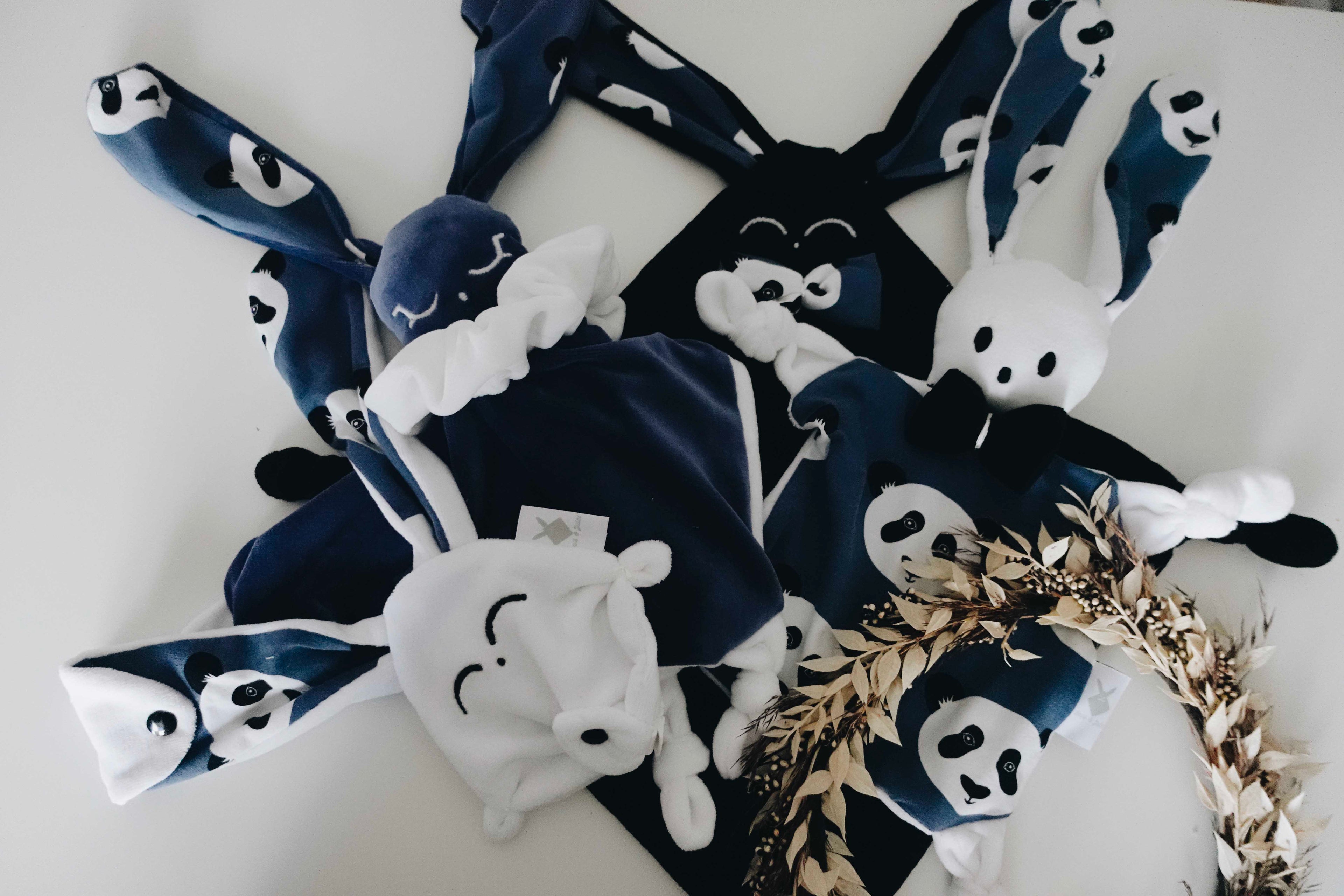Doudou Velours Chouchou – Pandas