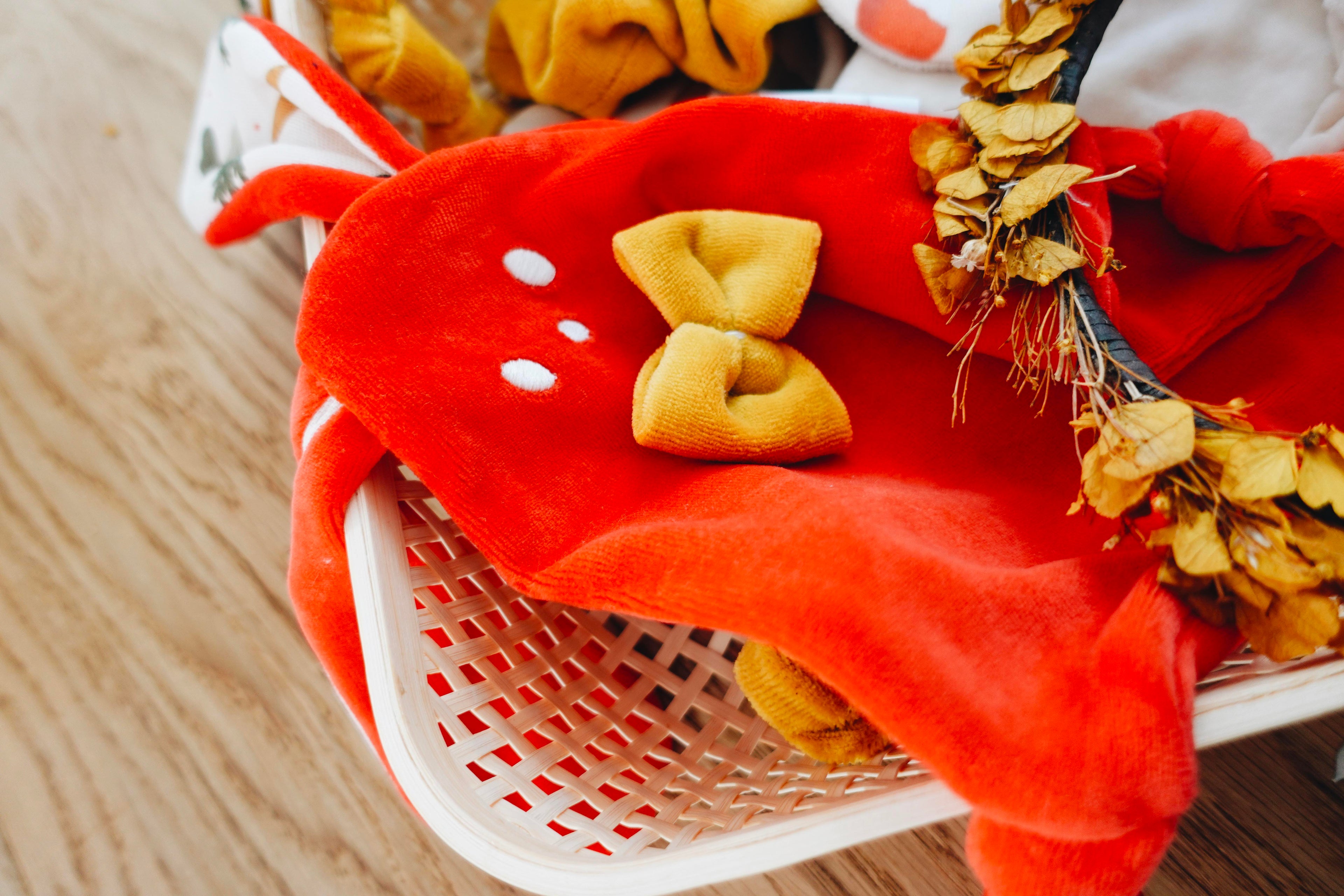 Doudou Velours Mini Noeuds - Potager