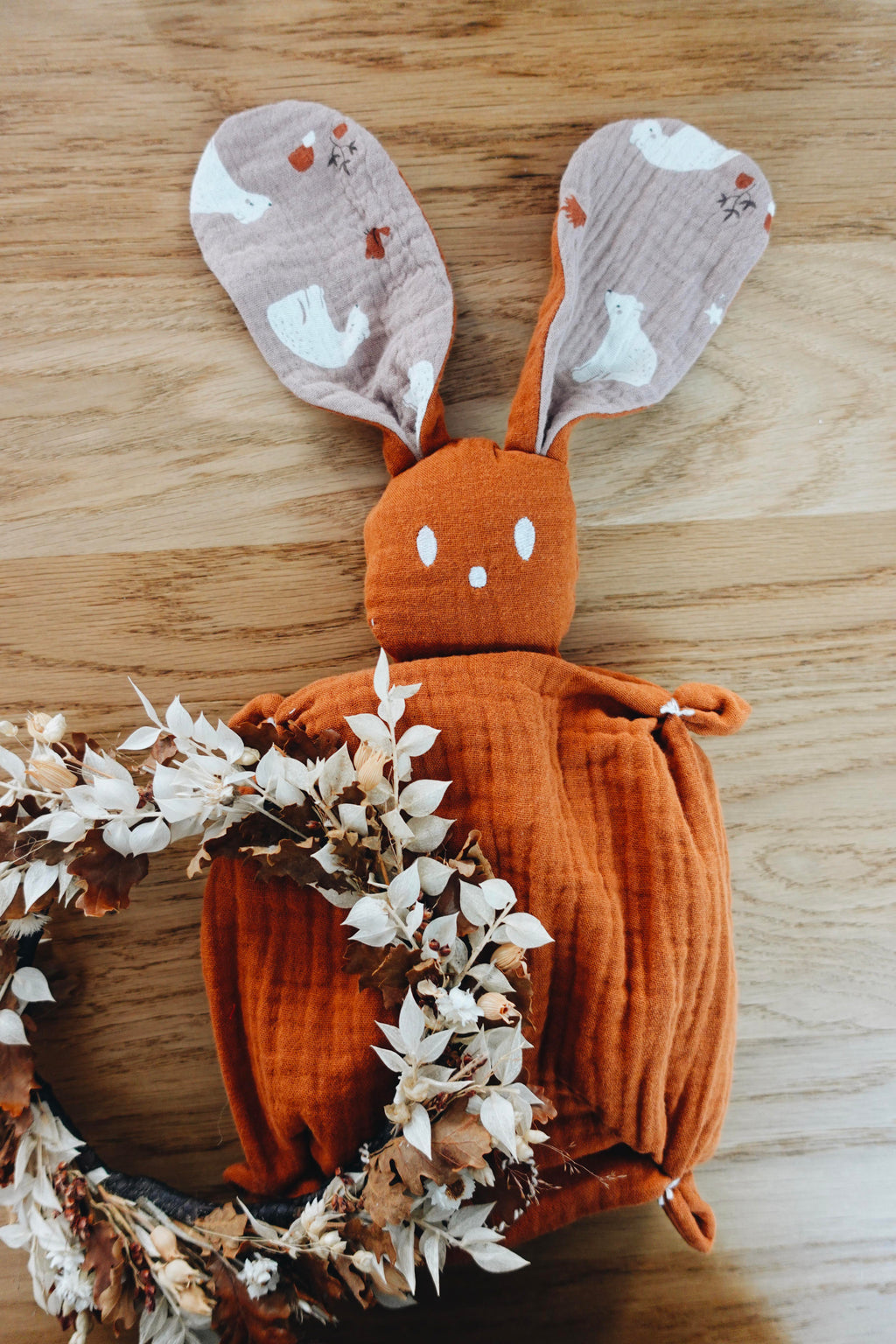 PROTOTYPE - Bouillotte noyaux de cerise Lange - Mocha Bears