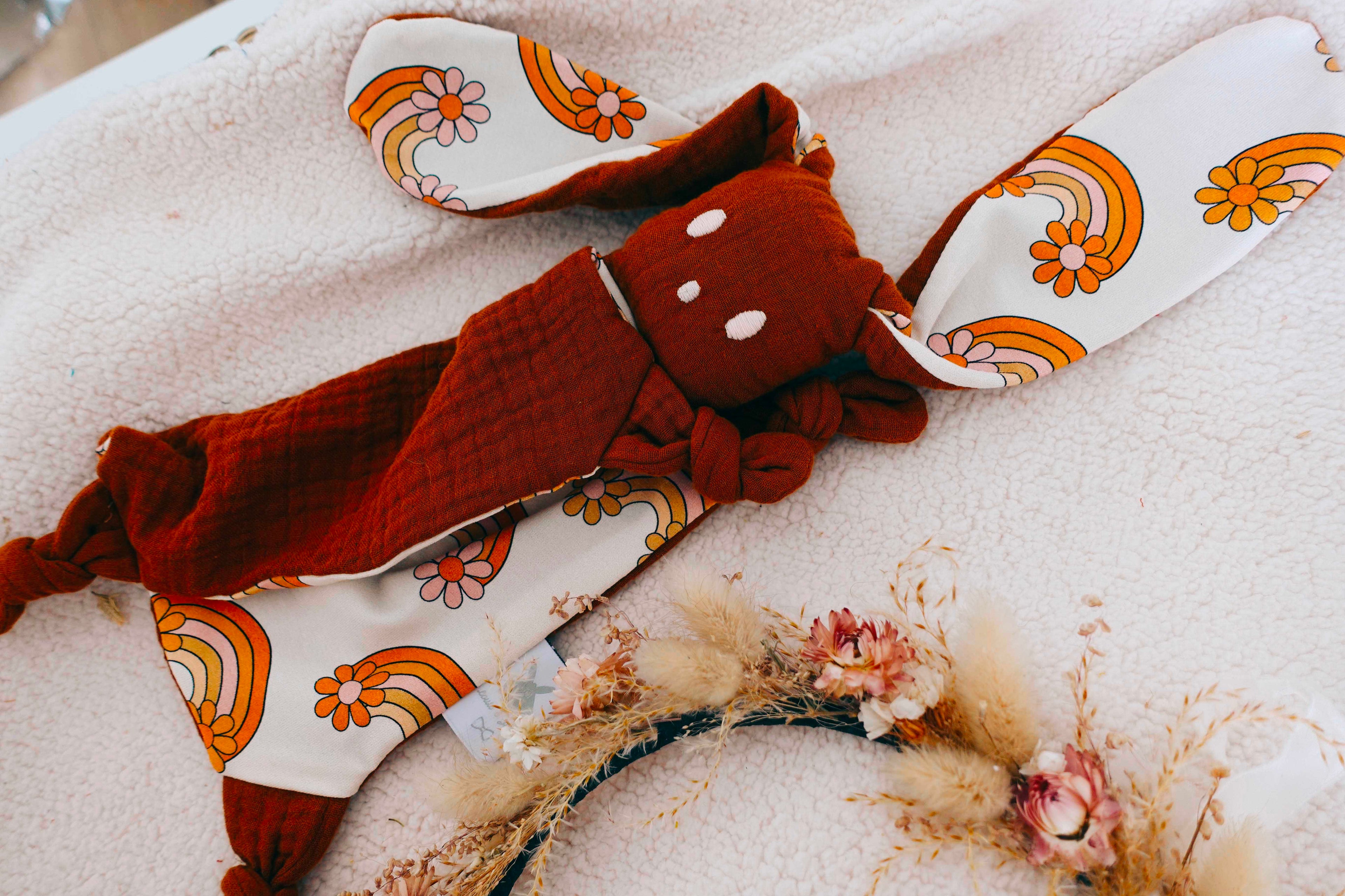 Doudou Lange Chouchou – Flower Rainbow