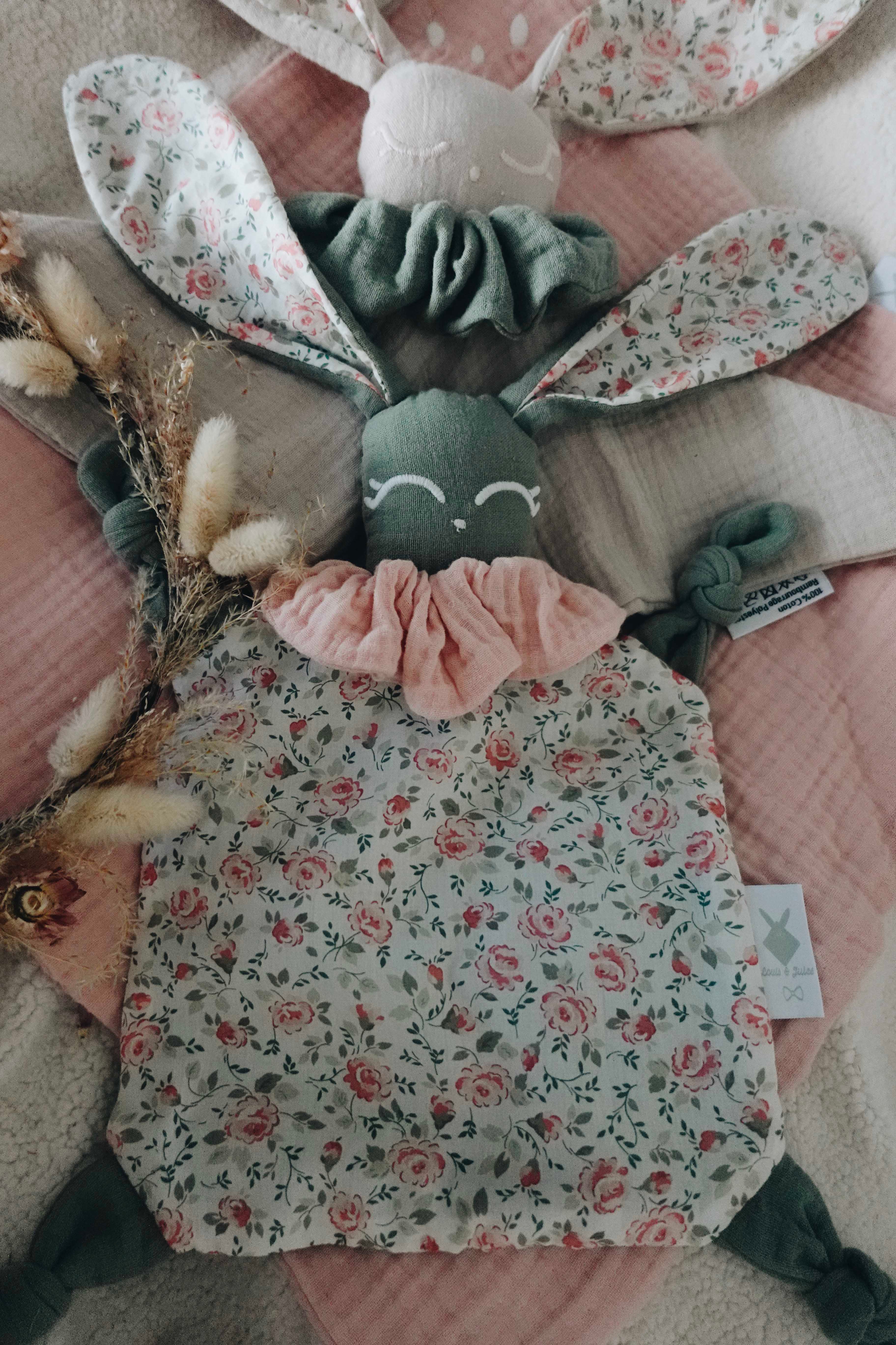 Doudou Lange Câlin Noeuds - Pomponella