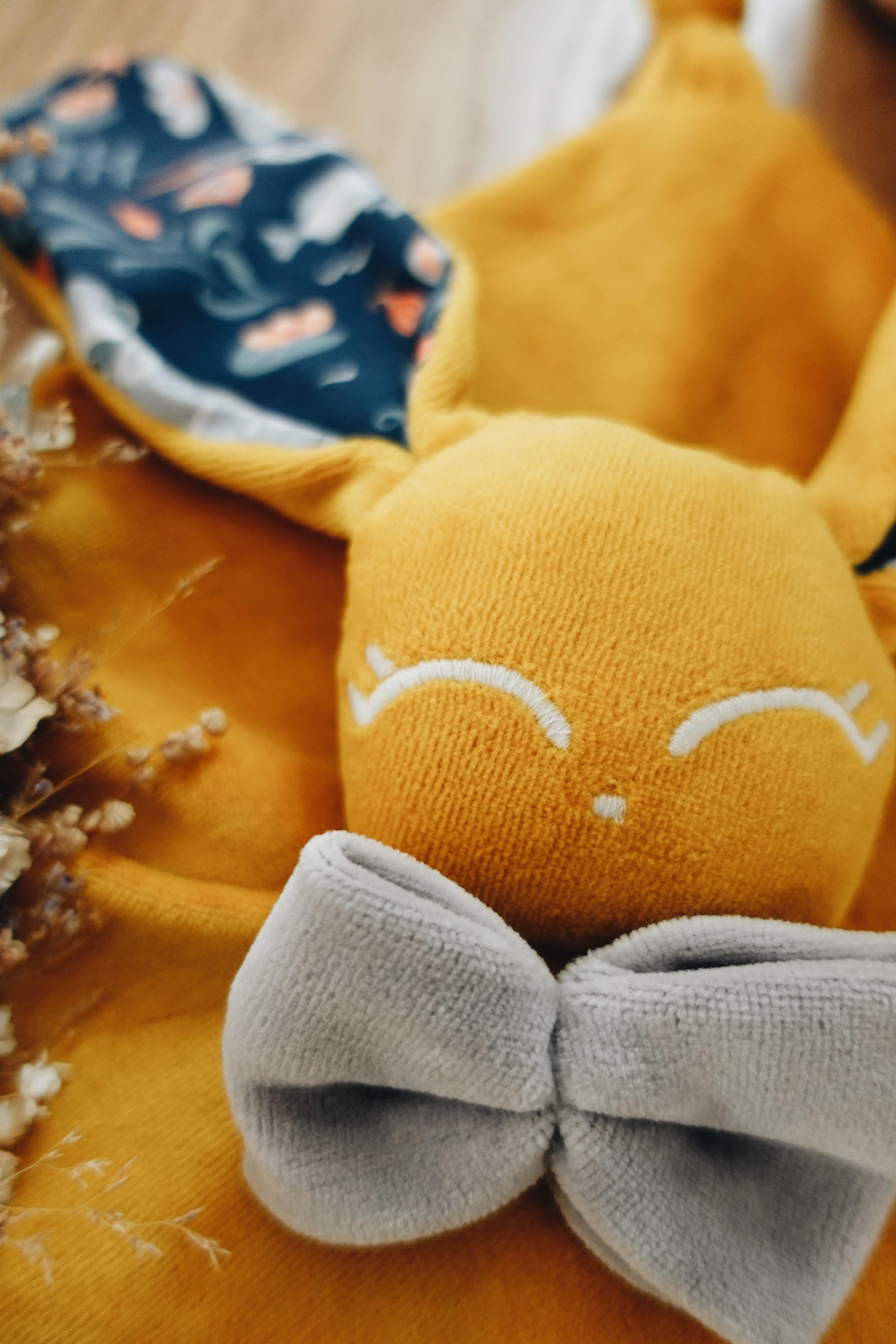 PROTOTYPE - Doudou Velours Câlin Noeuds - Lac Magique