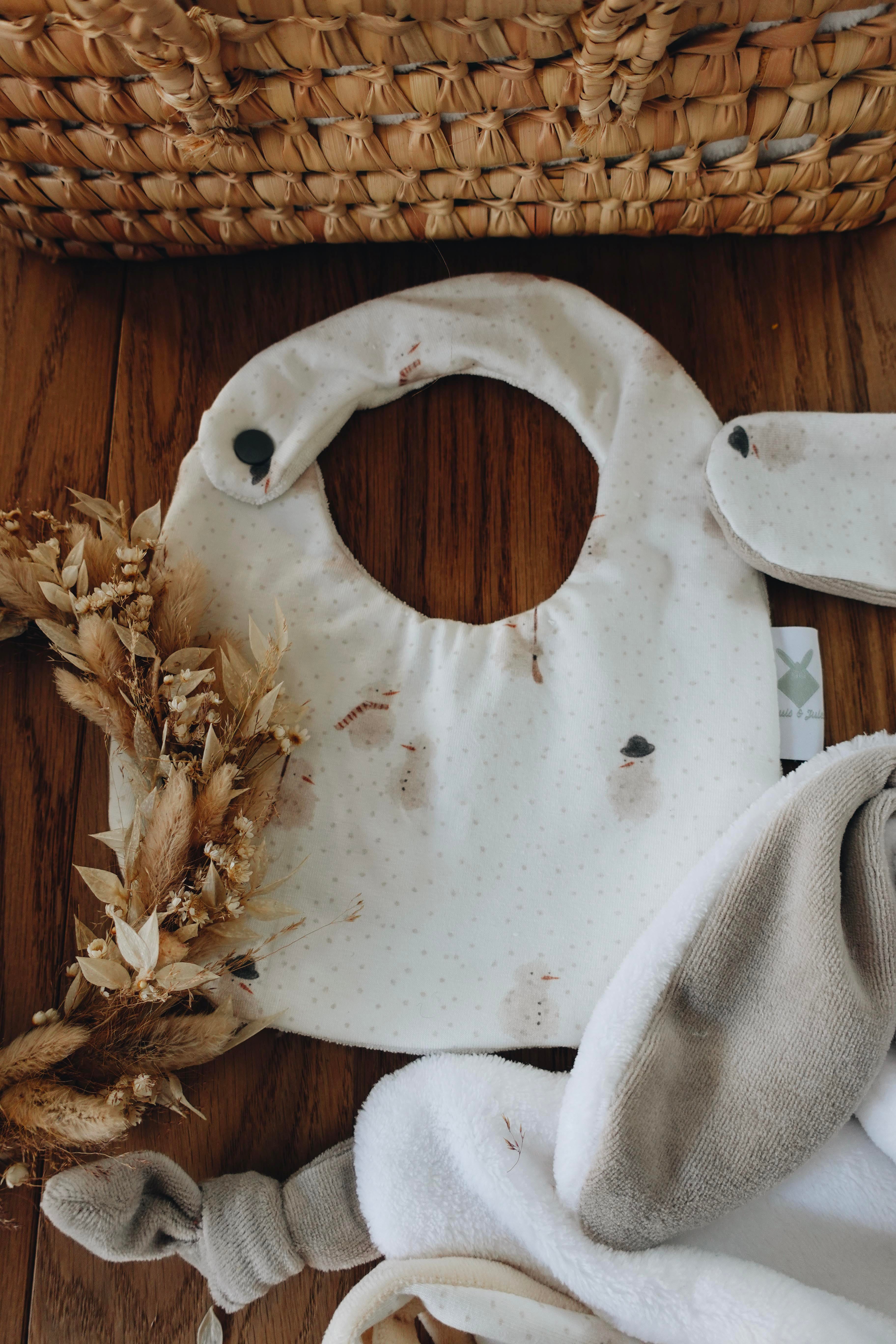 PROTOTYPE - Bavoir bébé - Snowman