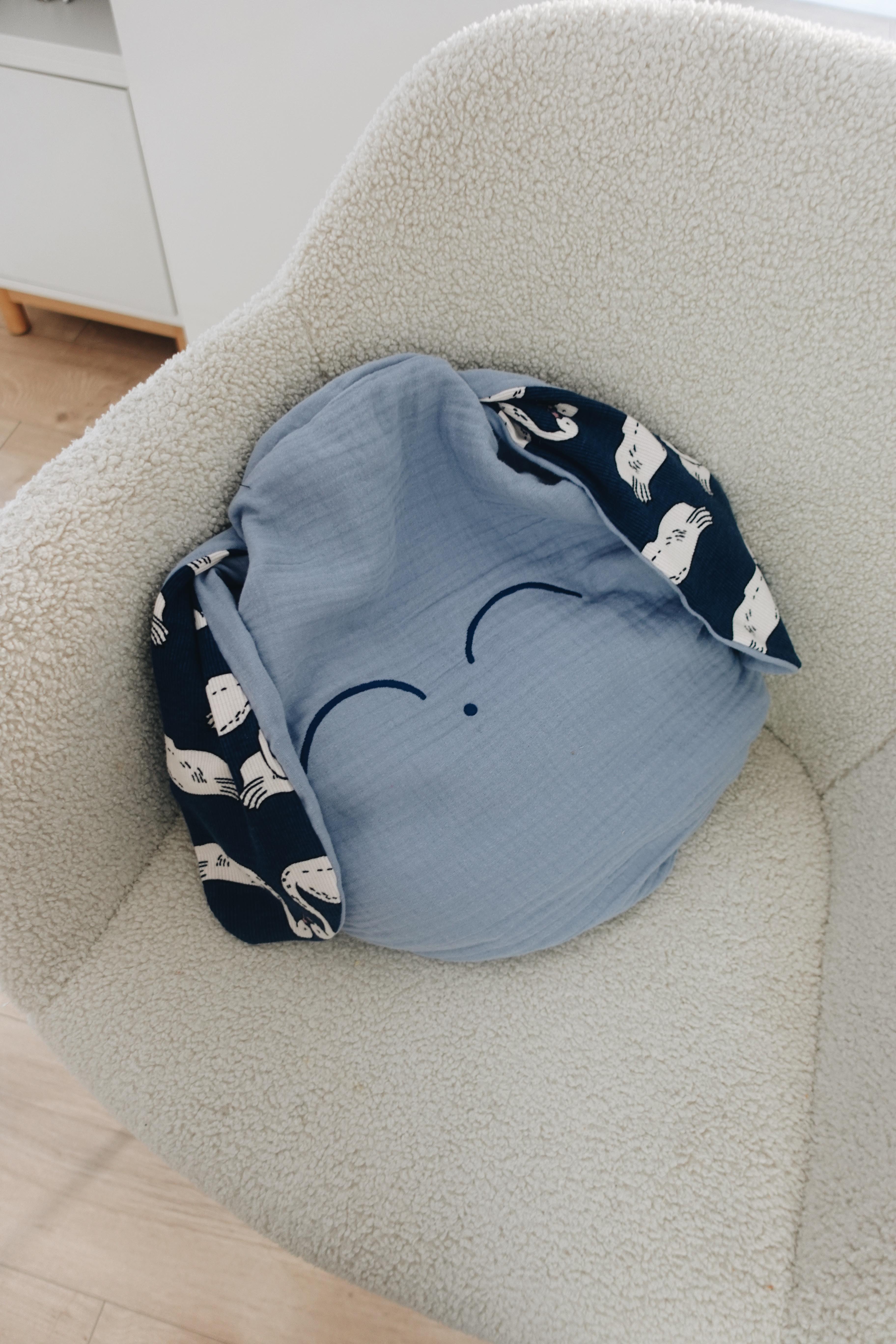 Petit Coussin Lange - Blue Swan