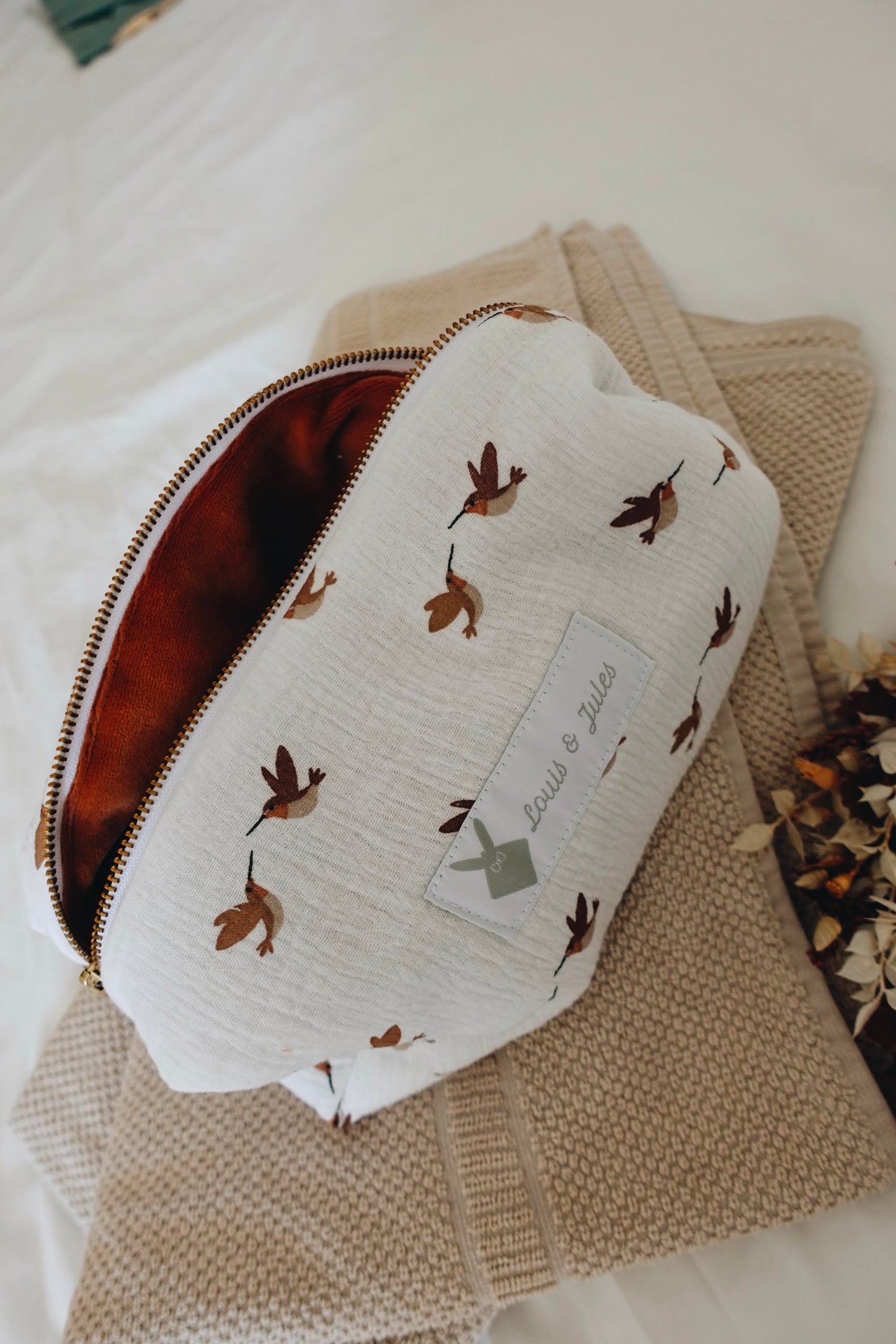 Trousse de Toilette - Oiseaux