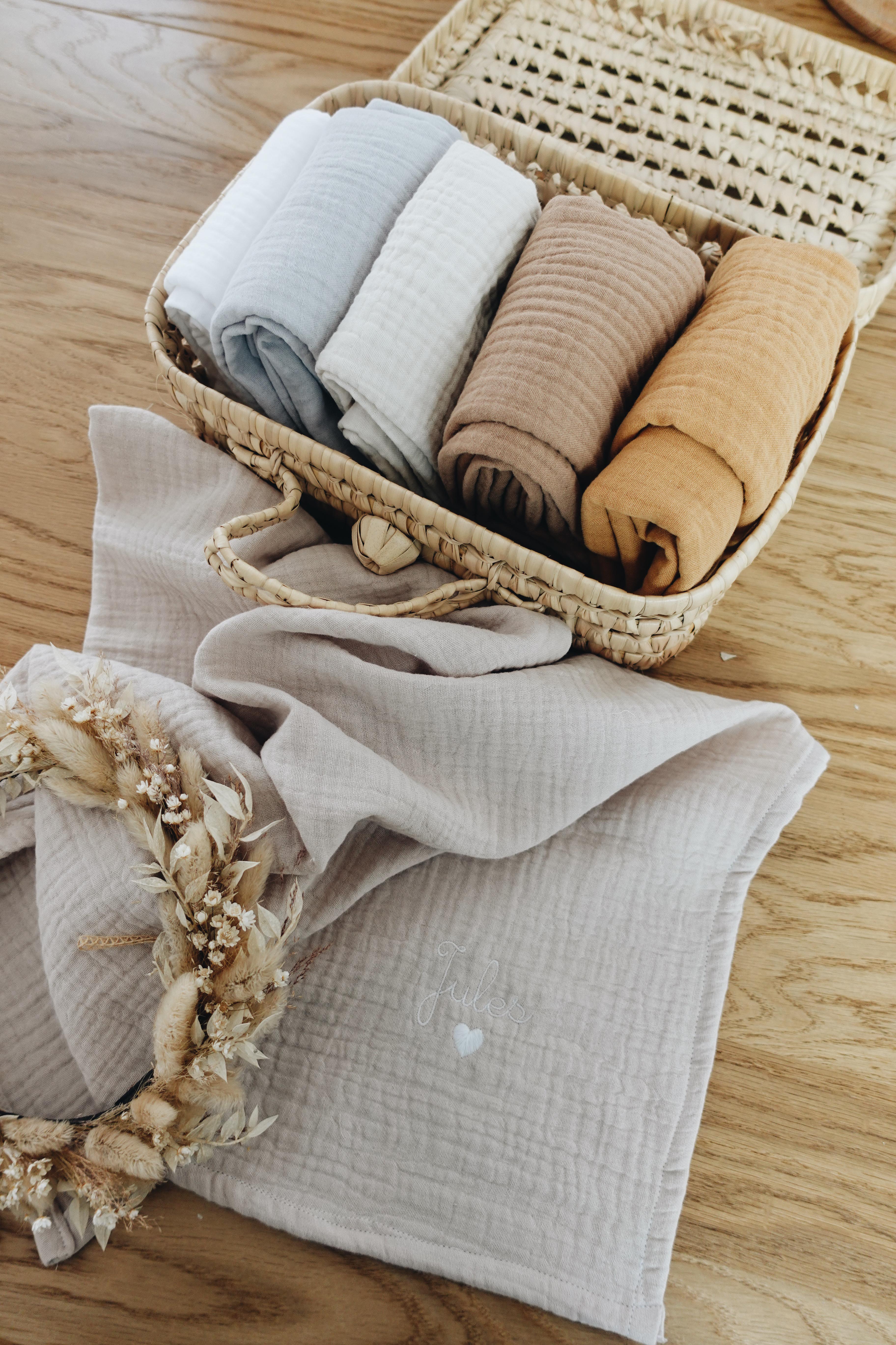 Lange Brodé Personnalisé