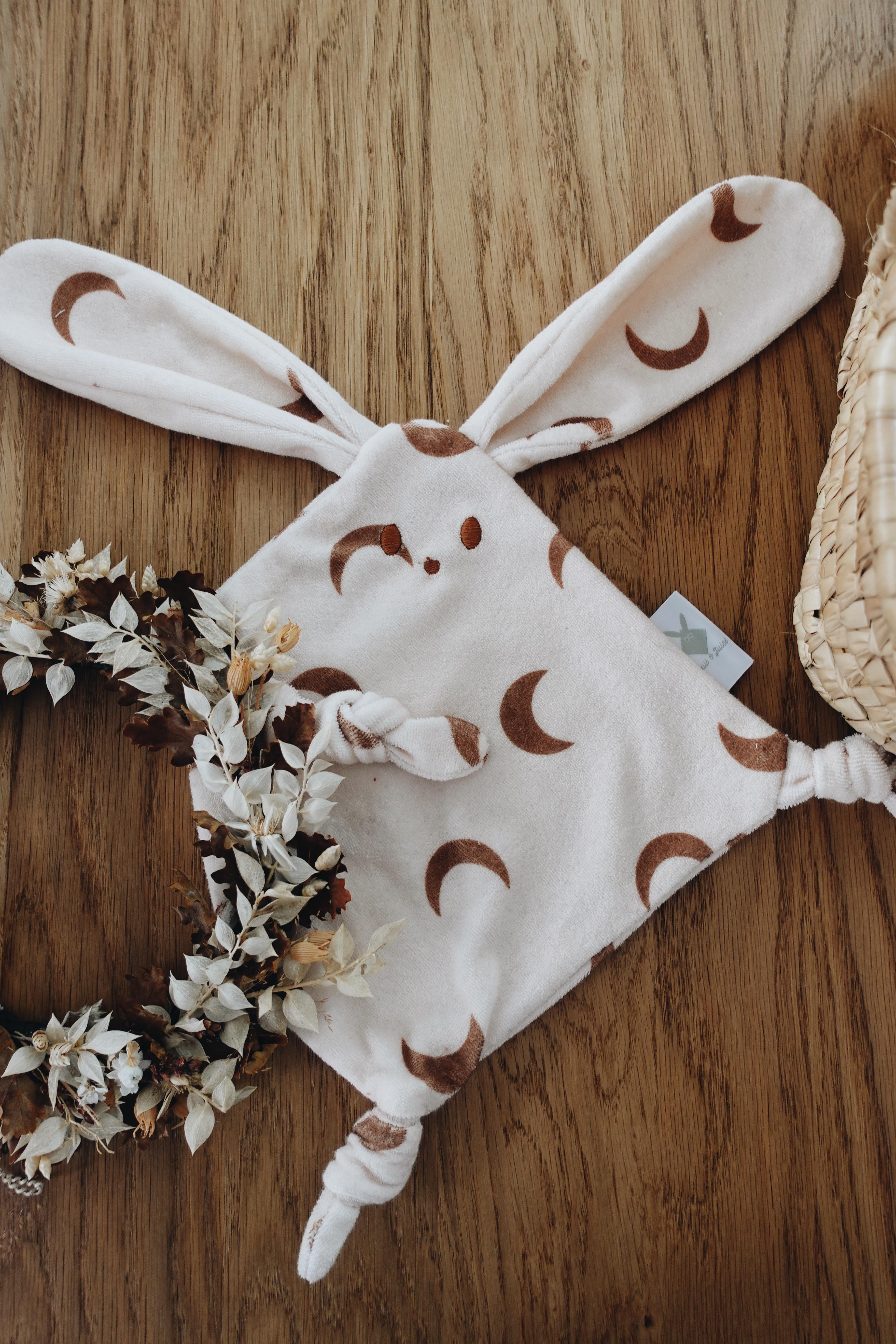 Doudou Eponge Mini Noeuds - Camel Moon