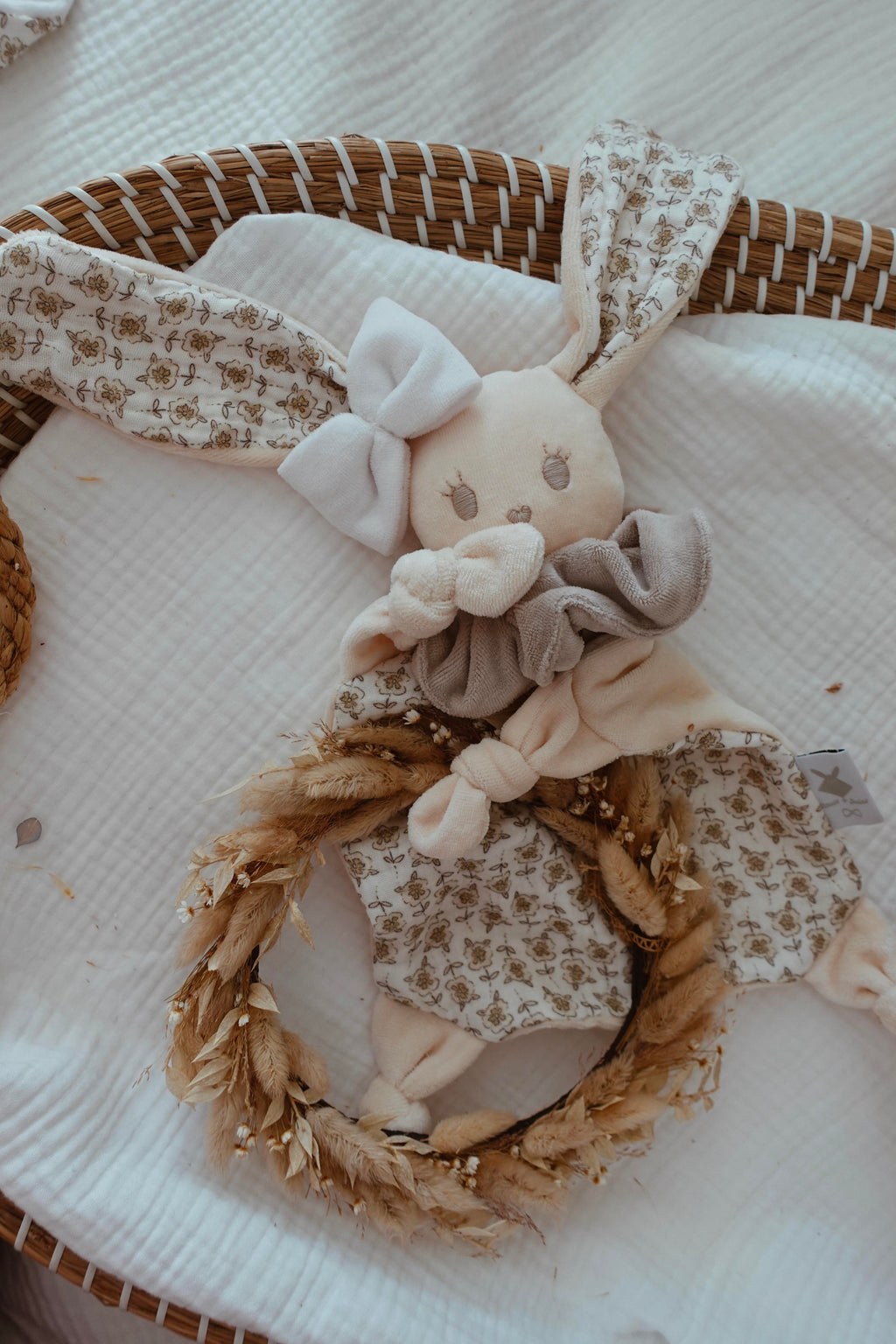 Doudou Velours Chouchou - Retro Floral