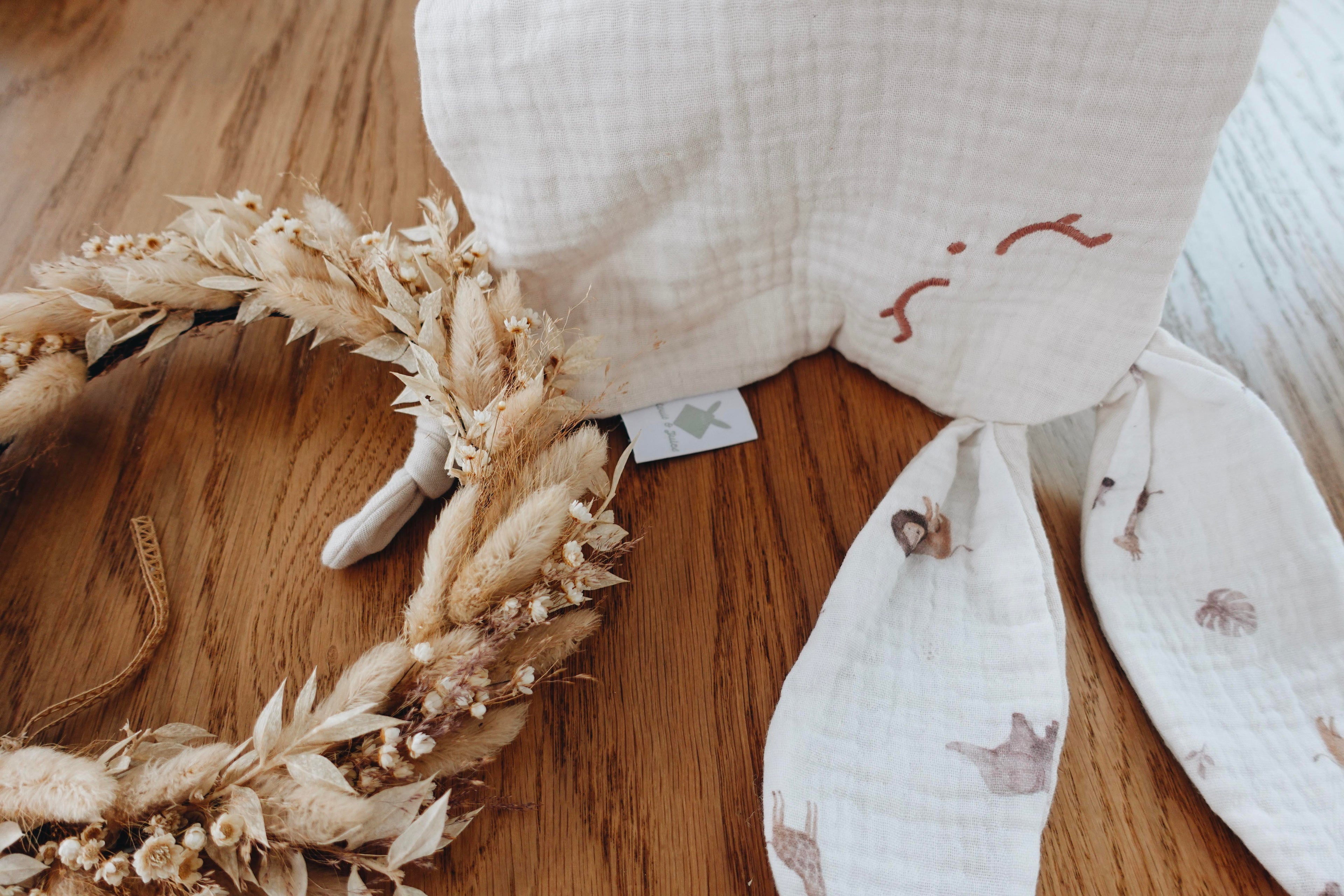 Doudou Lange Mini Noeuds - Mini Safari