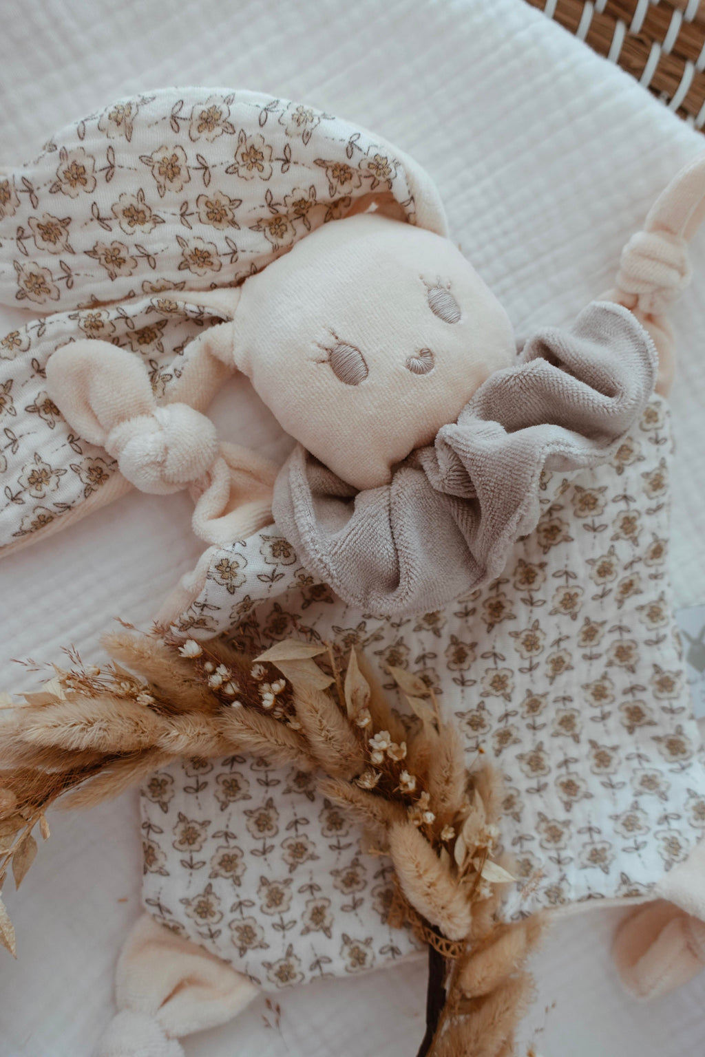 Doudou Velours Chouchou - Retro Floral