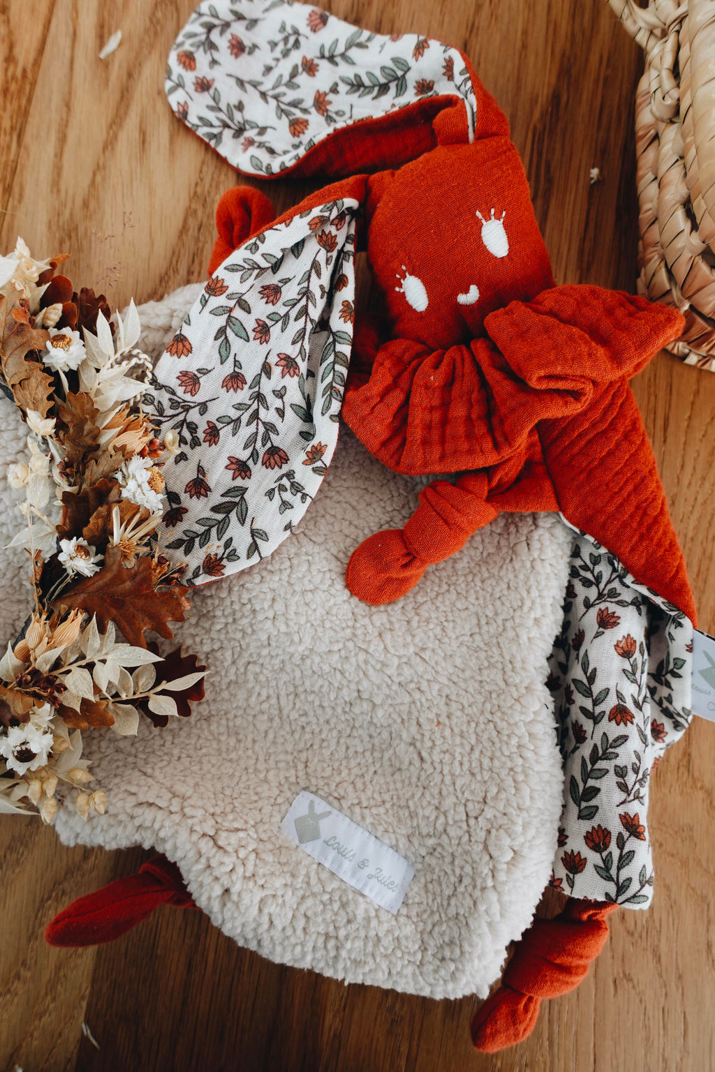 PROTOTYPE - Doudou Lange Chouchou – Terracotta Petals