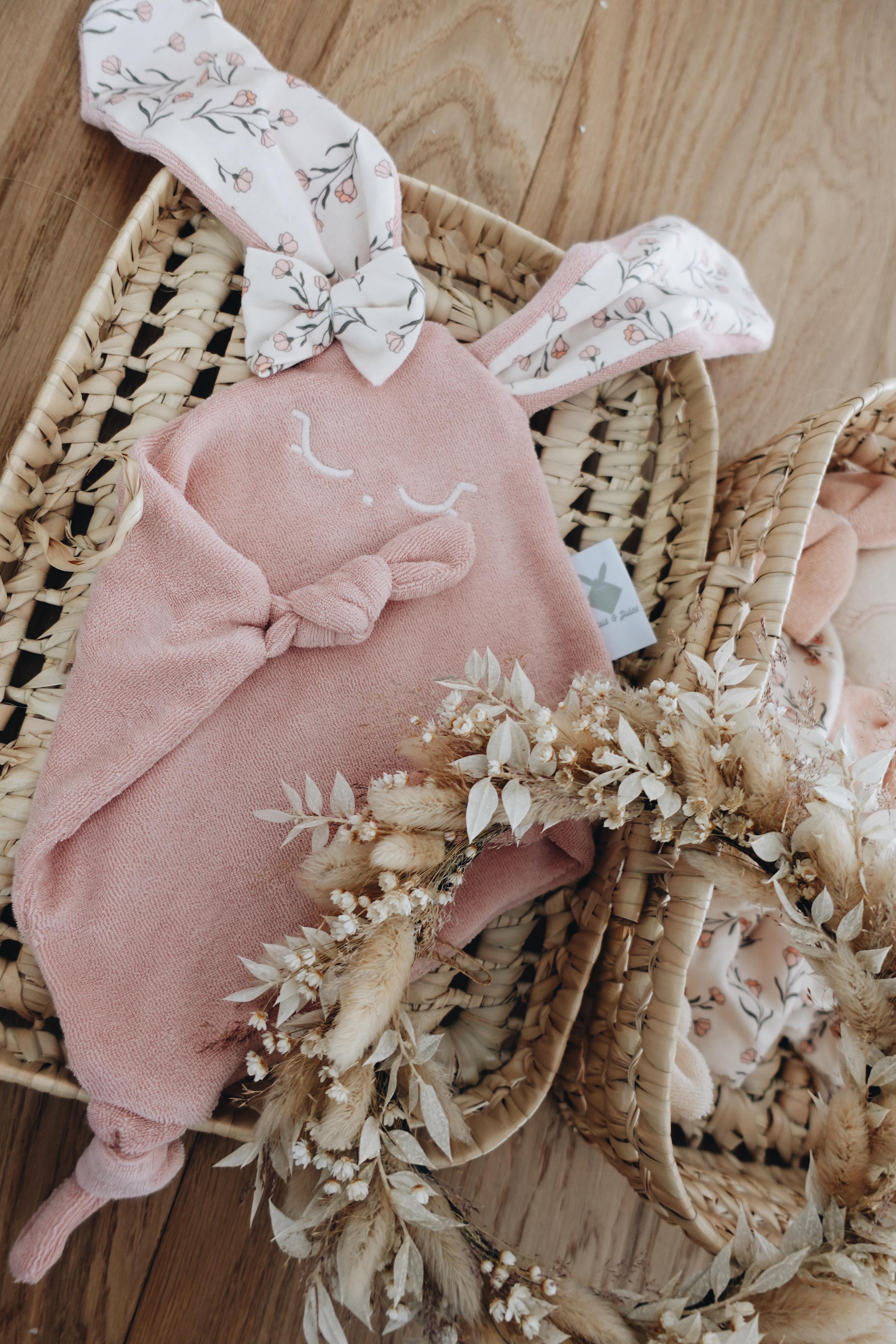 Doudou Eponge Mini Noeuds - Retro Garden