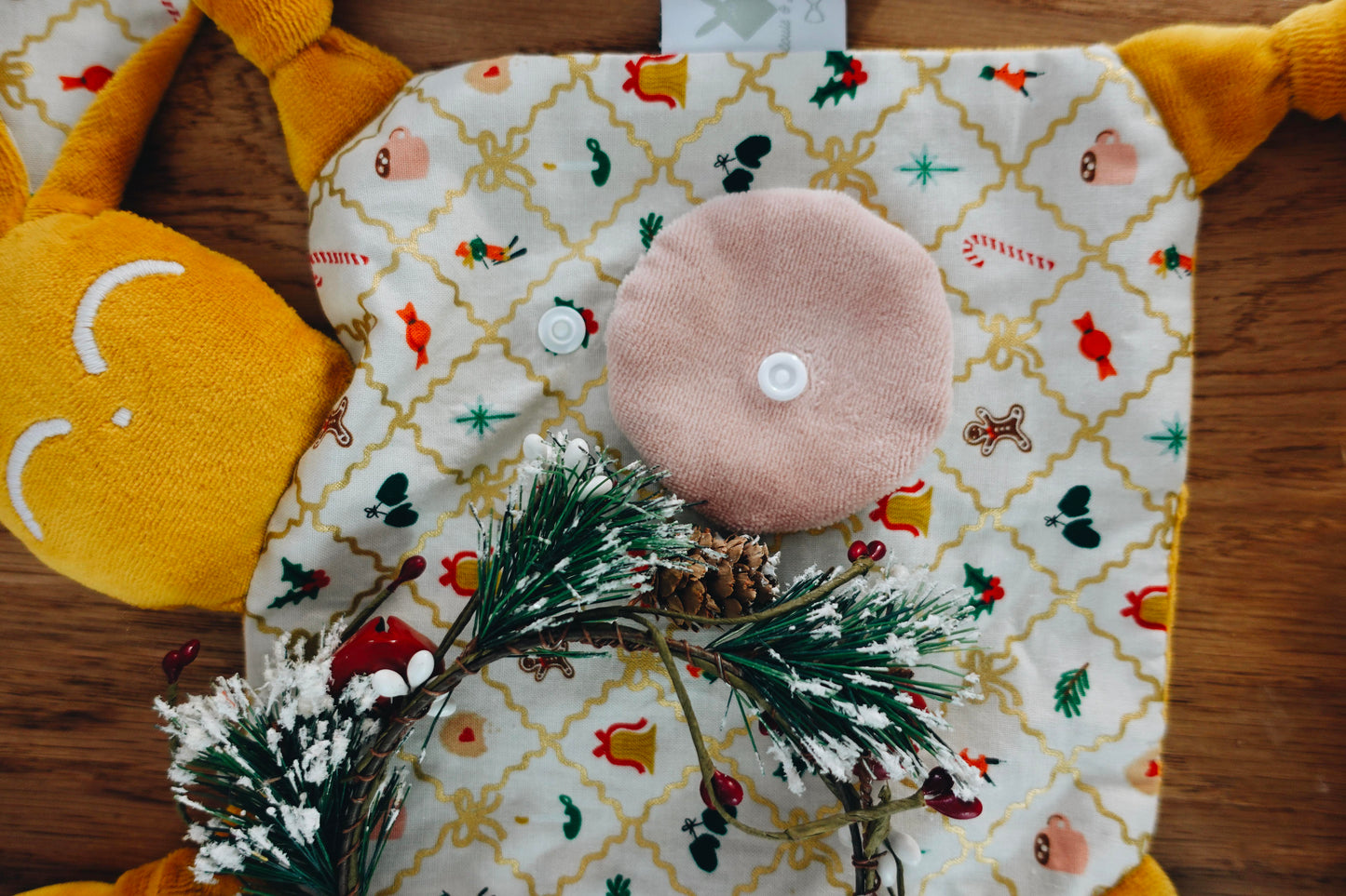 Doudou Velours Chouchou - Holiday Argyle