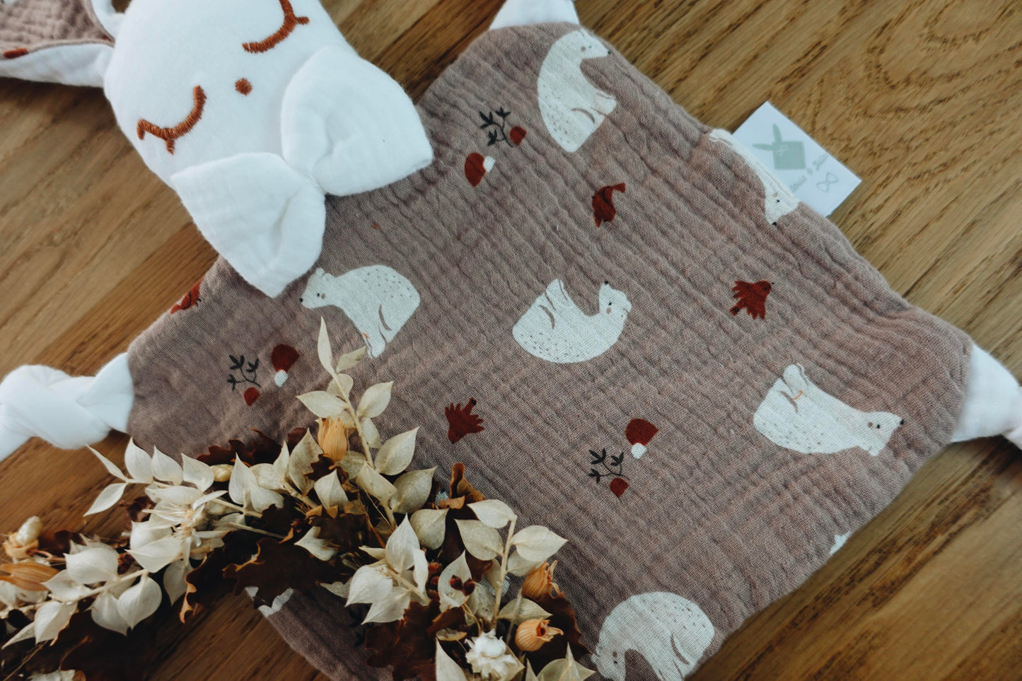 Doudou Lange Chouchou - Mocha bears