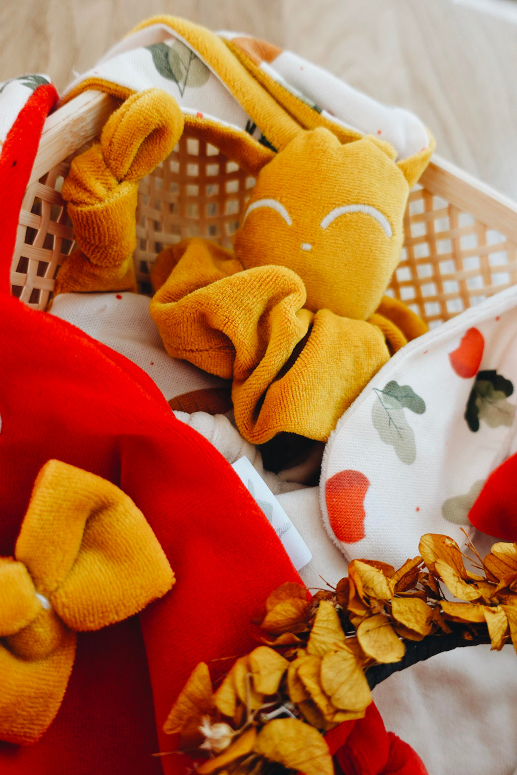 Doudou Velours Mini Noeuds - Potager