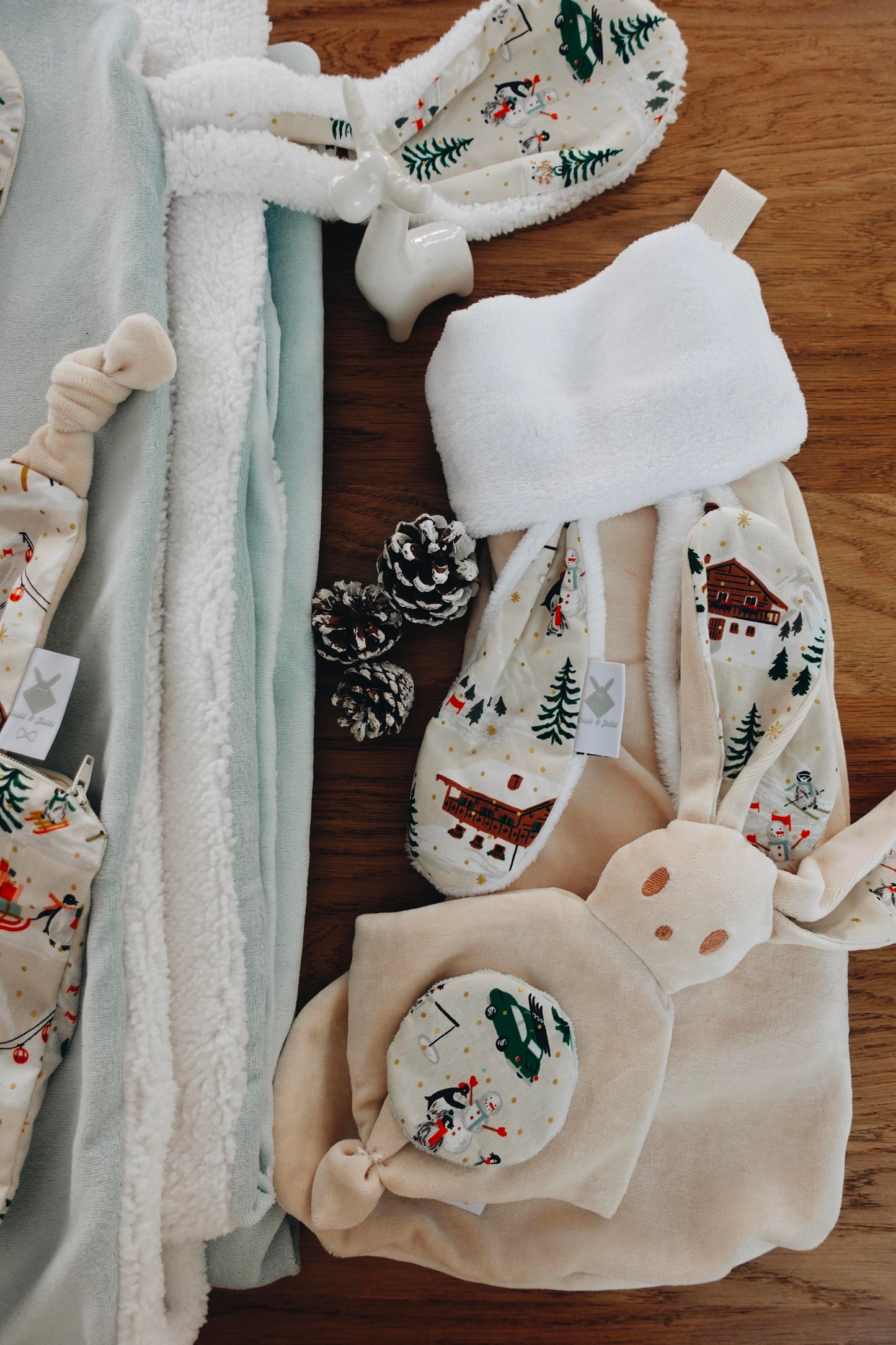 Chaussette de Noël - Penguin Village