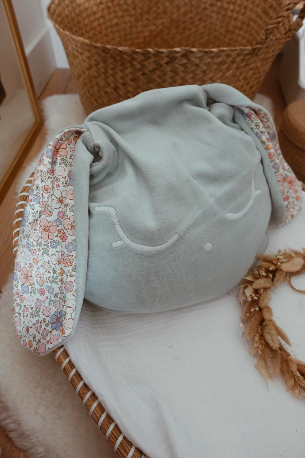 Petit Coussin Velours - Blush et Pastel