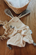 Doudou Velours Cocooning Noeuds - Checks and Bears Olive