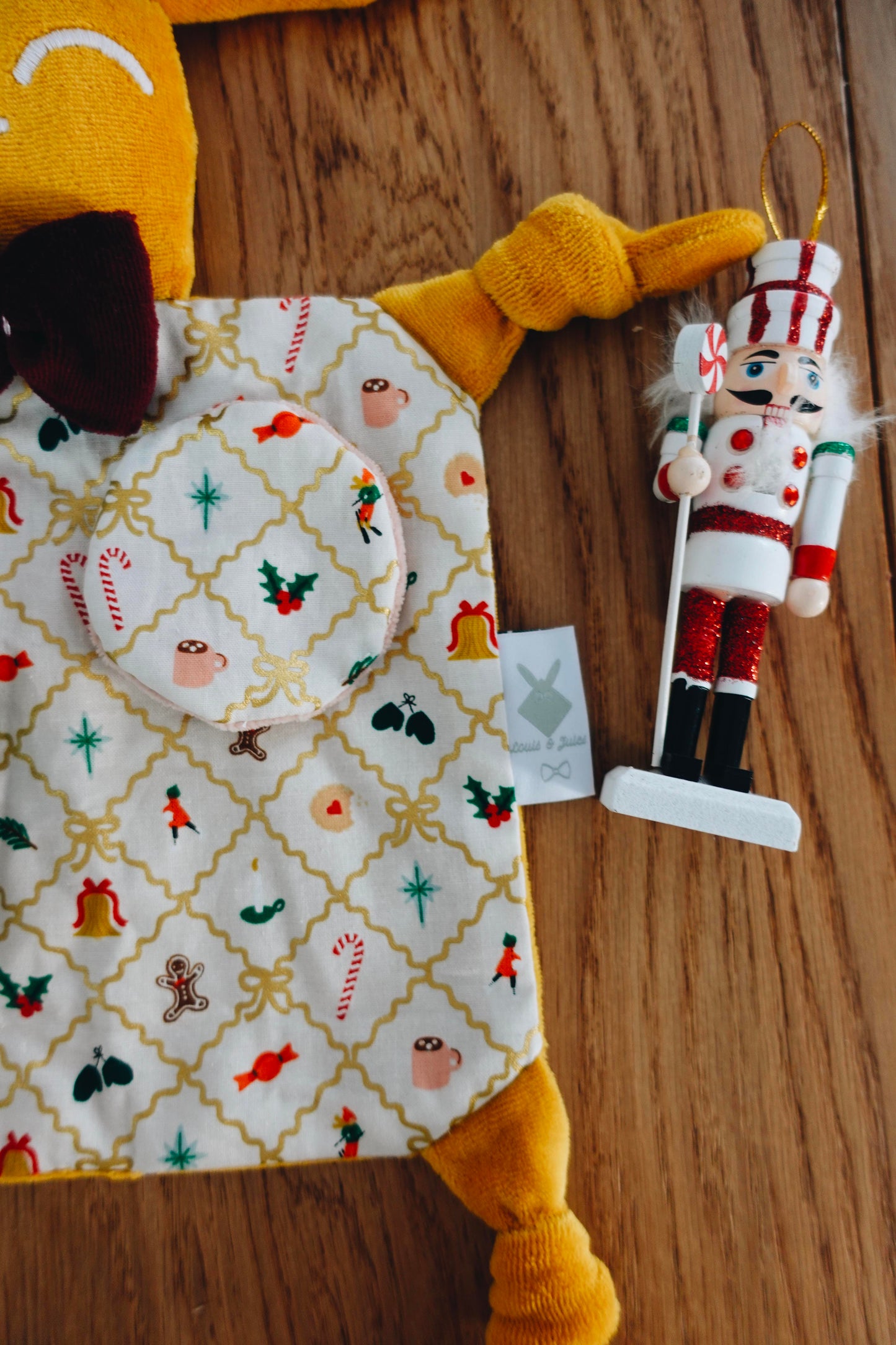 Doudou Velours Chouchou - Holiday Argyle