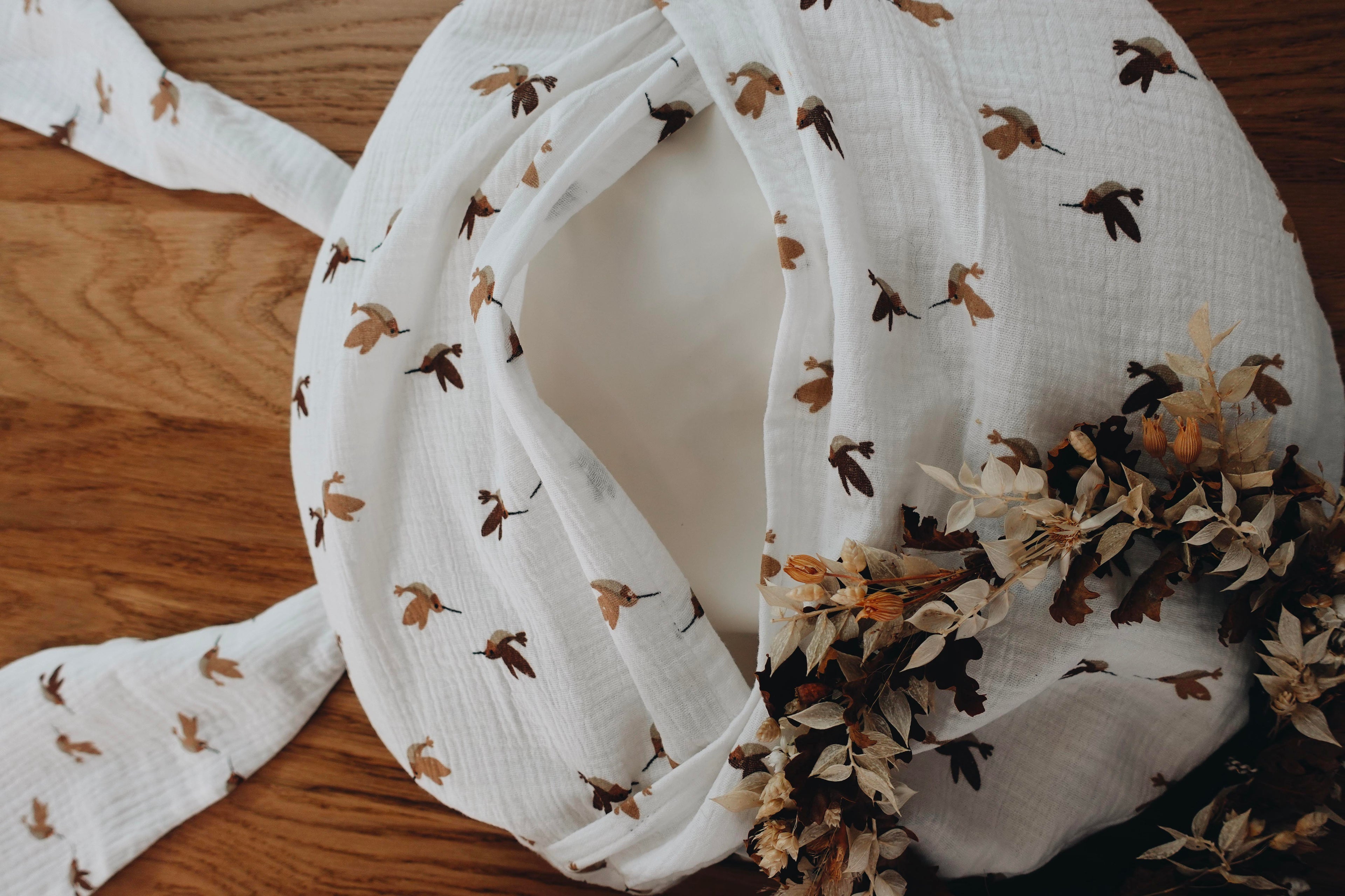 Petit Coussin Lange - Oiseaux