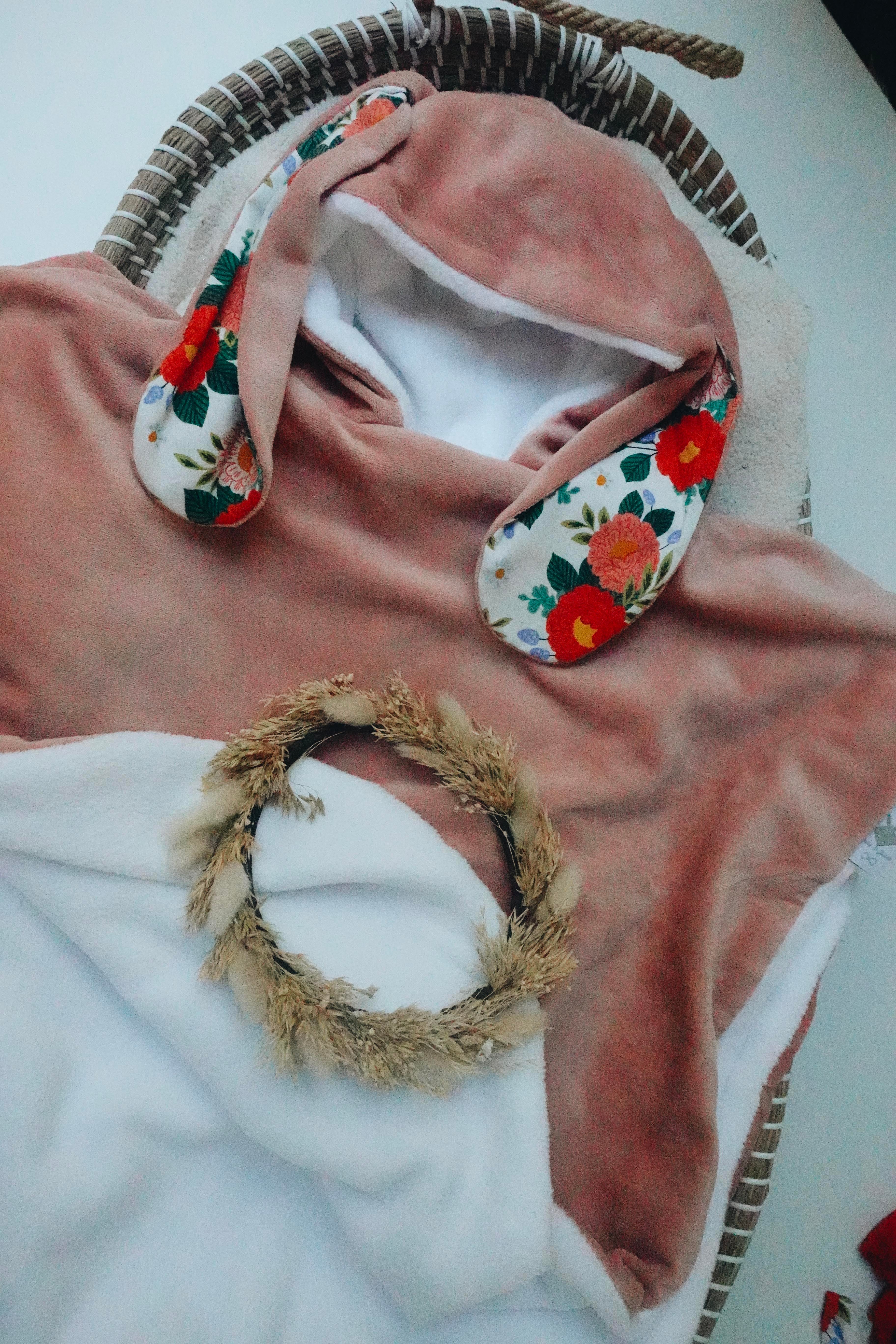 Poncho Velours - Wild Flora