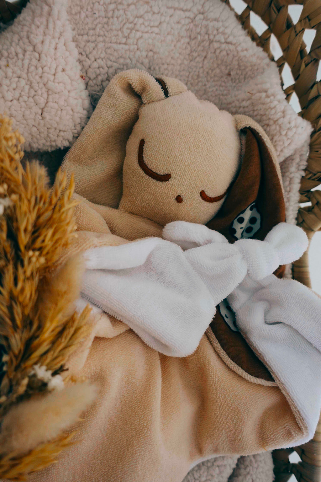 Doudou Eponge Câlin Noeuds - Milk and Cookies