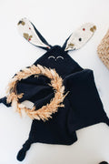 Doudou Lange Cocooning Noeuds - Roses d'Automne