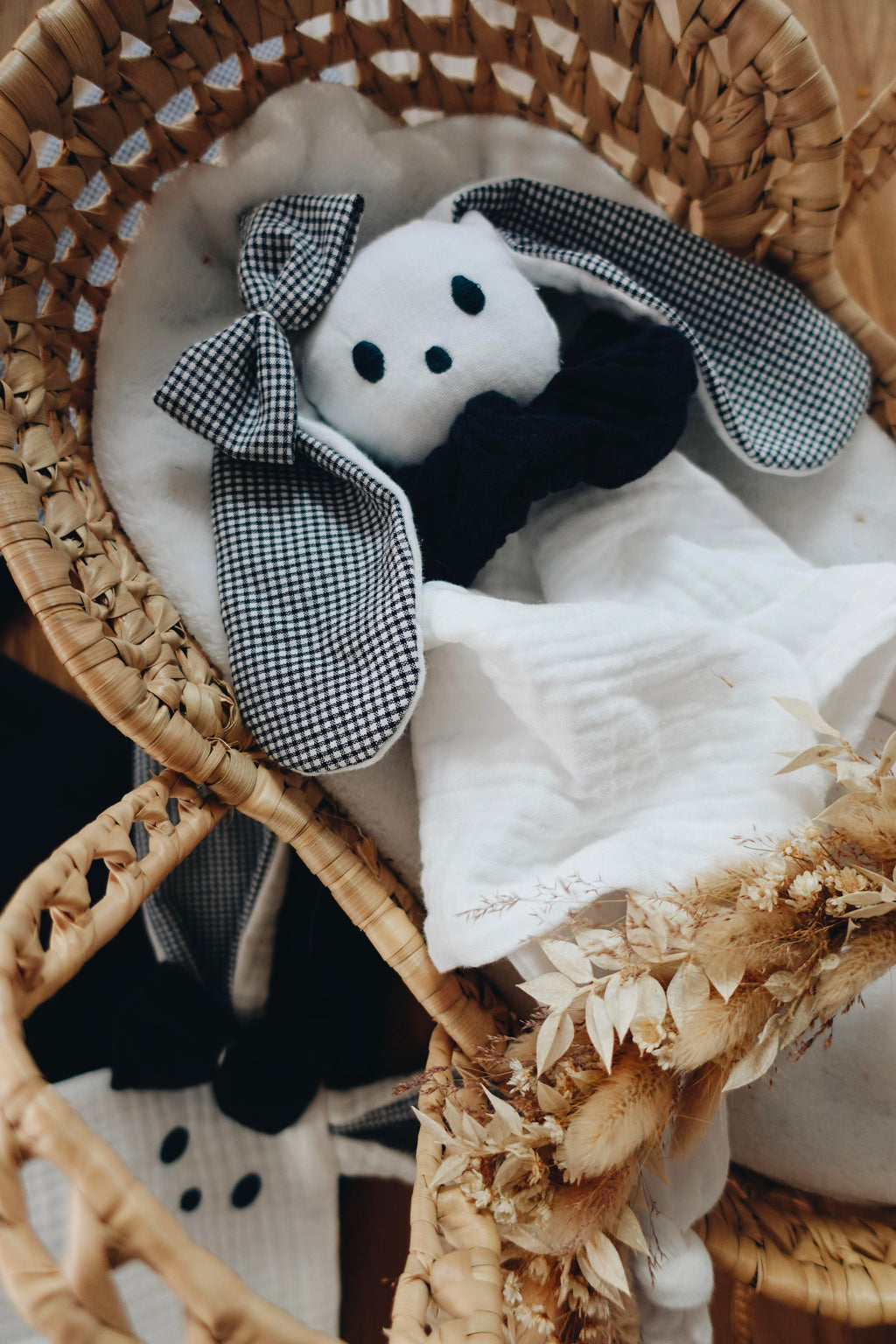 Doudou Lange Câlin Noeuds - Vichy
